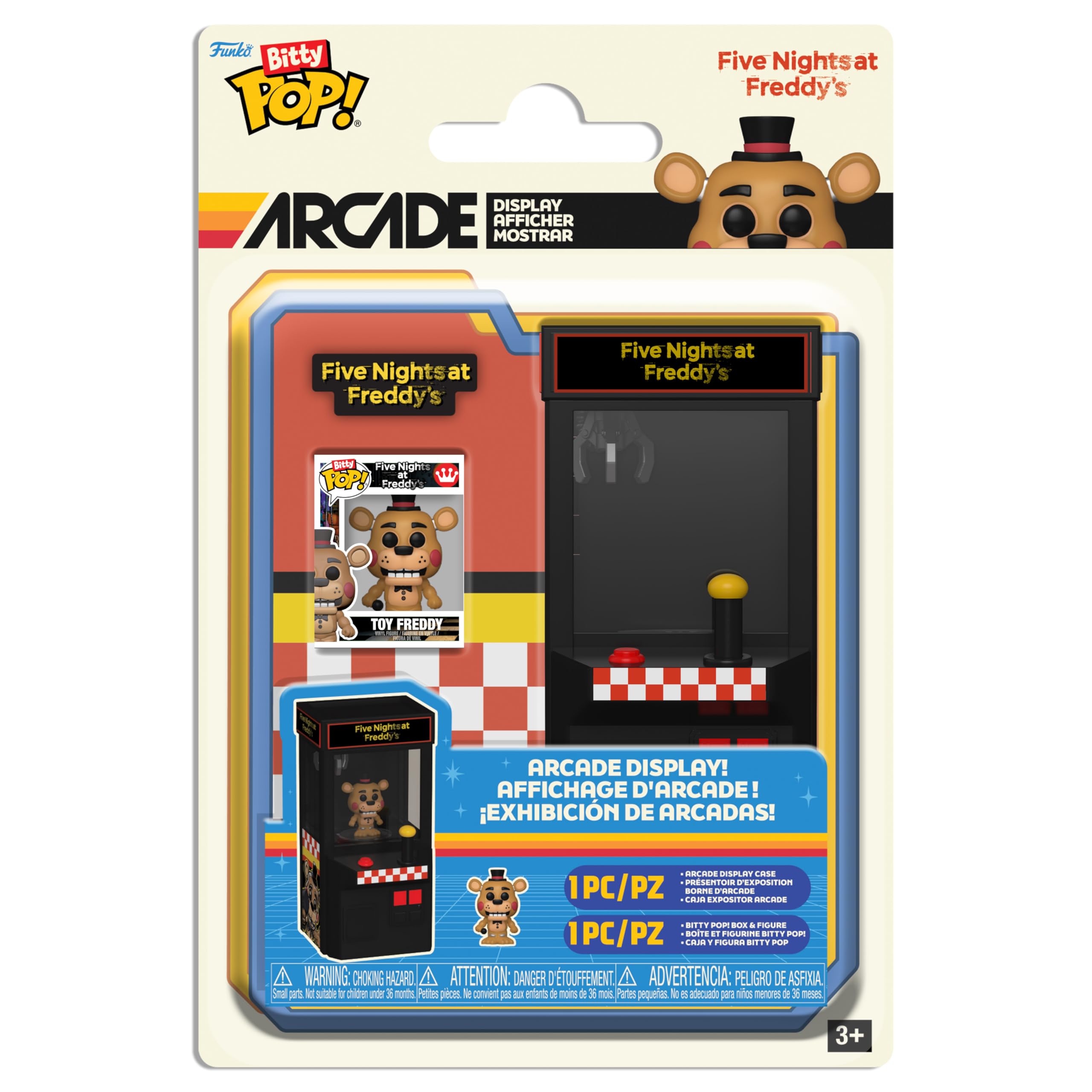 Funko Bitty POP! Arcade Figure - Toy Freddy | Vinyl | 3.75 in 1