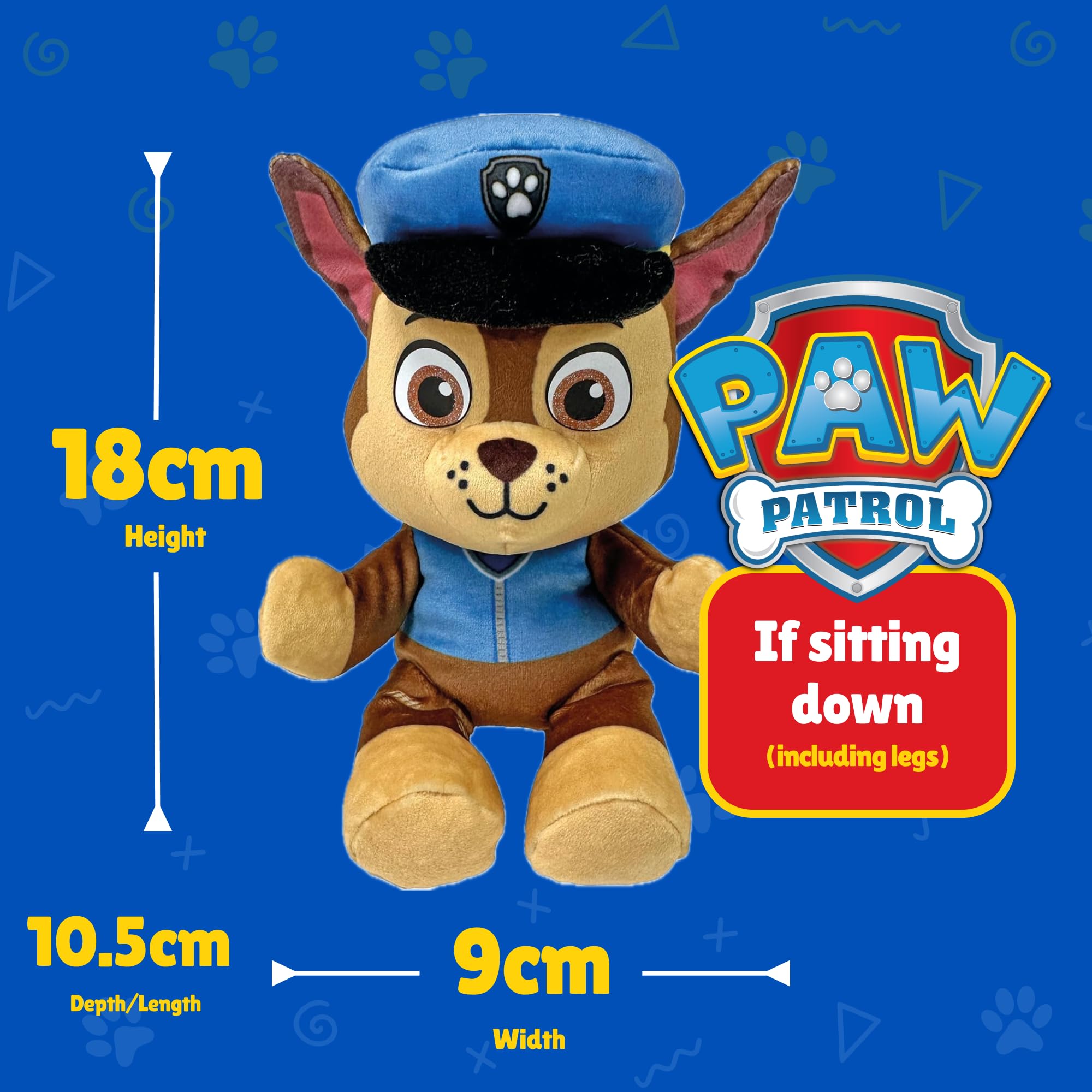 TY Chase Paw Patrol Soft Plush Toy for Kids, Cuddly Teddy, Collectible Stuf 5