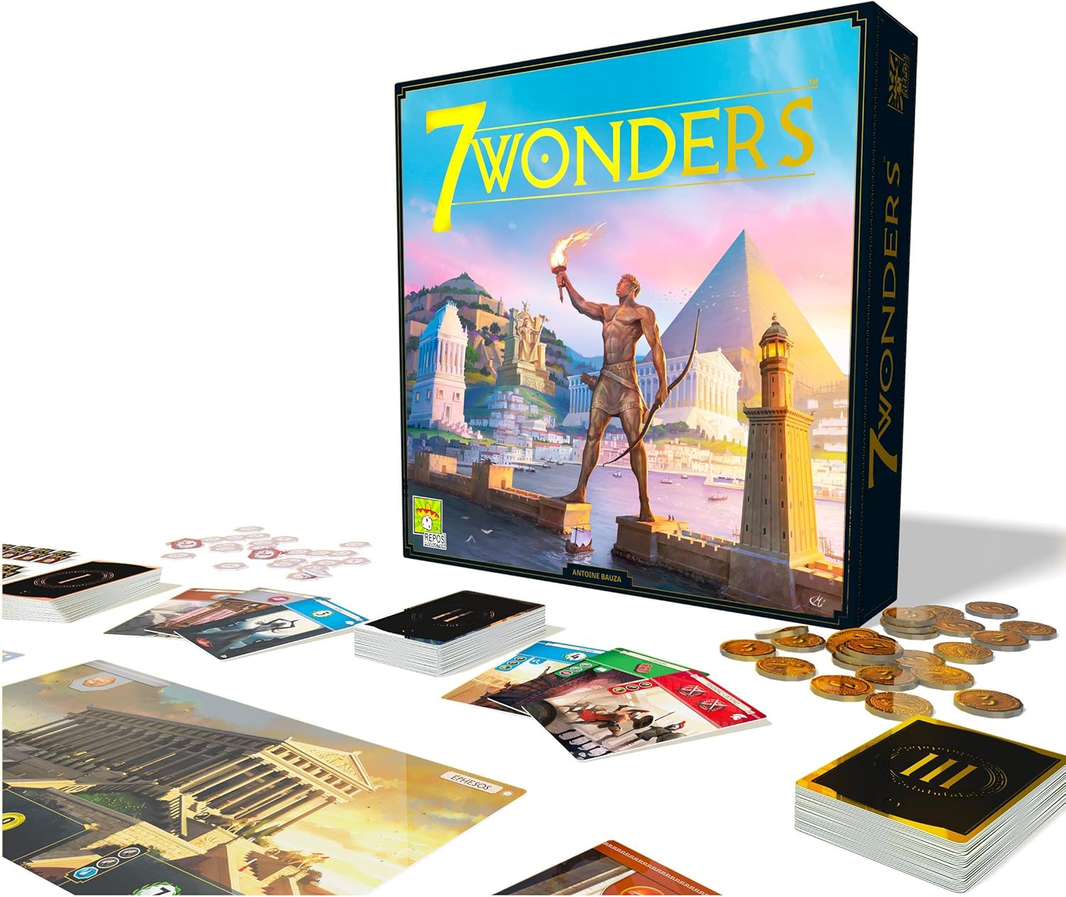Repos 7 Wonders 2nd Edition Board Game 5