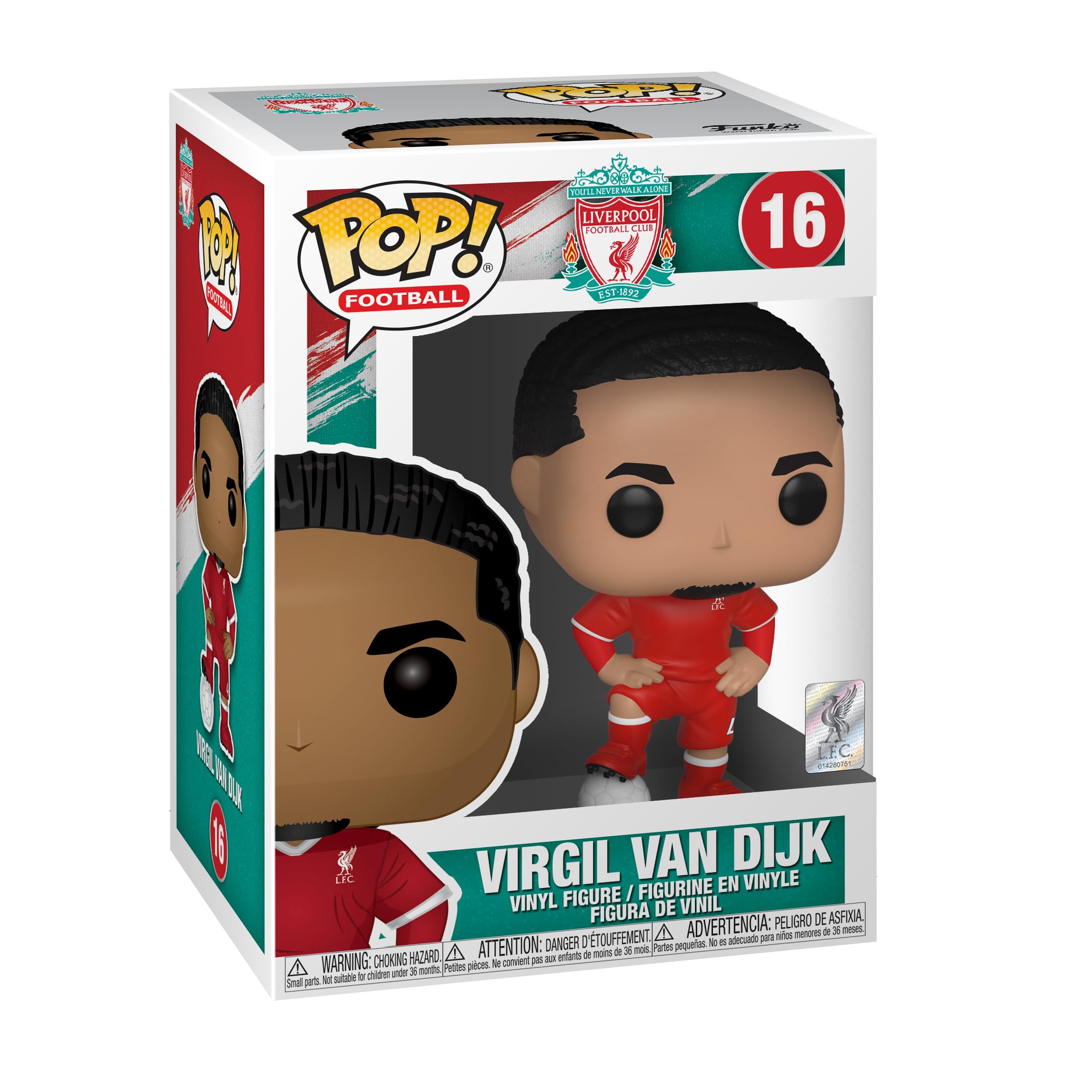 Funko Chibi Character Figure - Virgil Van Dijk | 3.75 in Vinyl | Model 39920