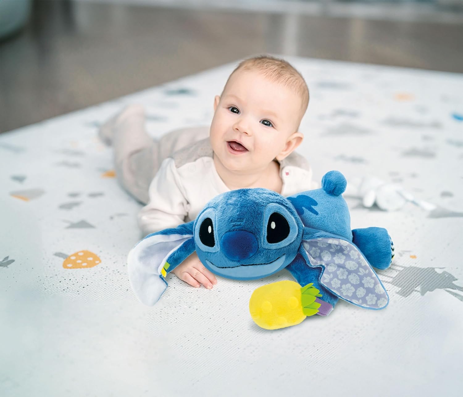 Clementoni Disney Baby Stitch Musical Plush - Educational Electronic Toy for Toddlers, 0 Months & Up 6