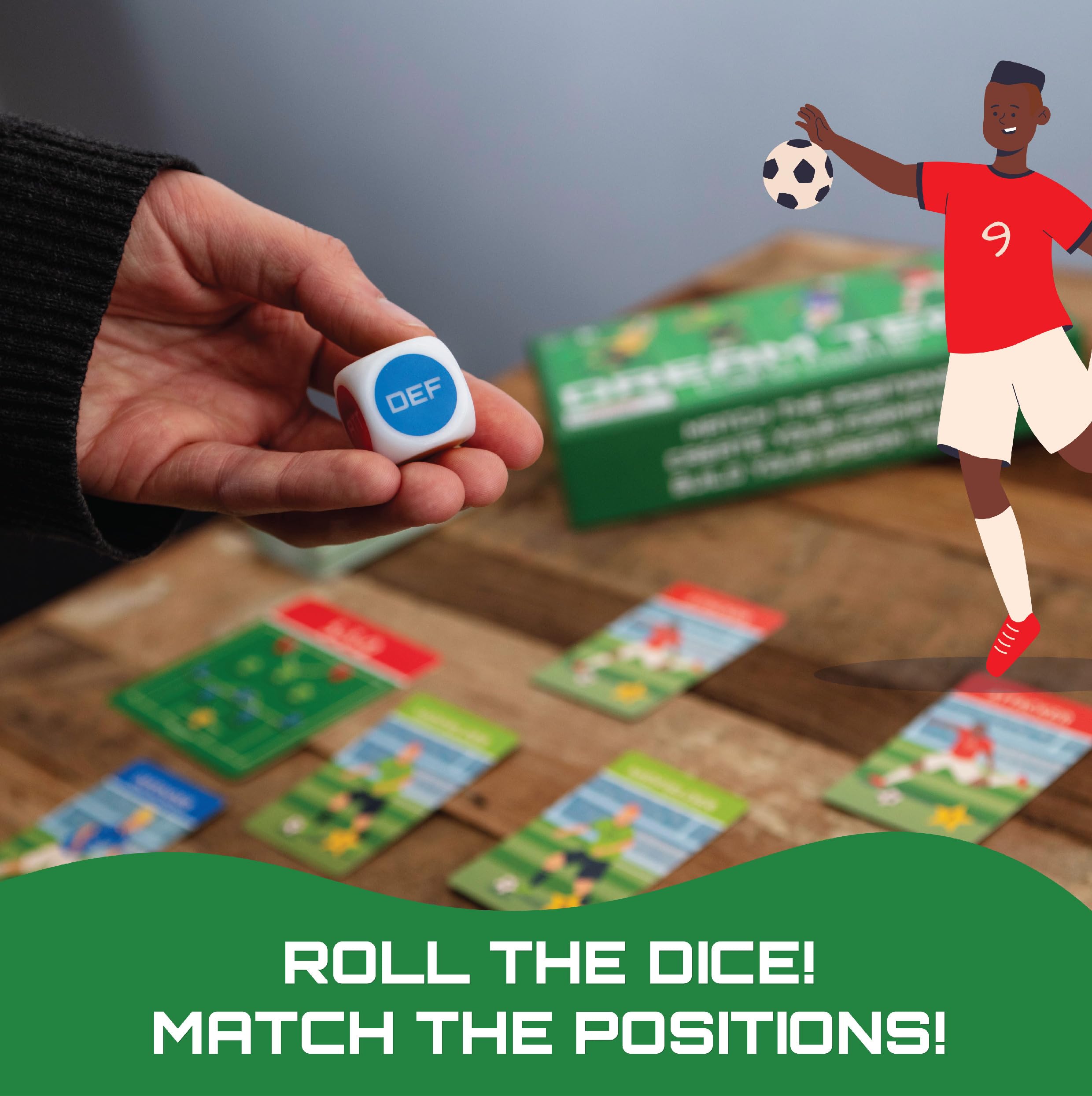 Boxer Gifts Dream Team Football Card Game for Kids