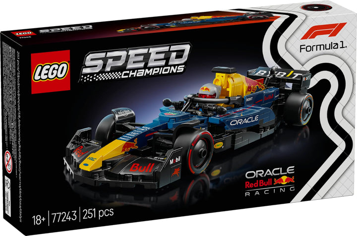 LEGO Speed Champions Oracle Red Bull Racing RB20 F1 Race Car 77243 - Buildable Formula 1 Model with Driver Minifigure for Adults