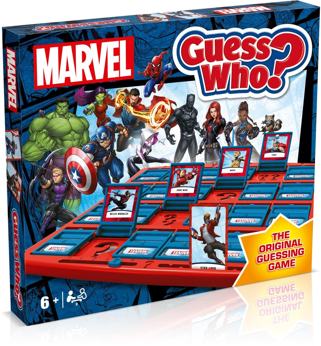 Winning Moves Marvel Guess Who? Board Game for Ages 3+