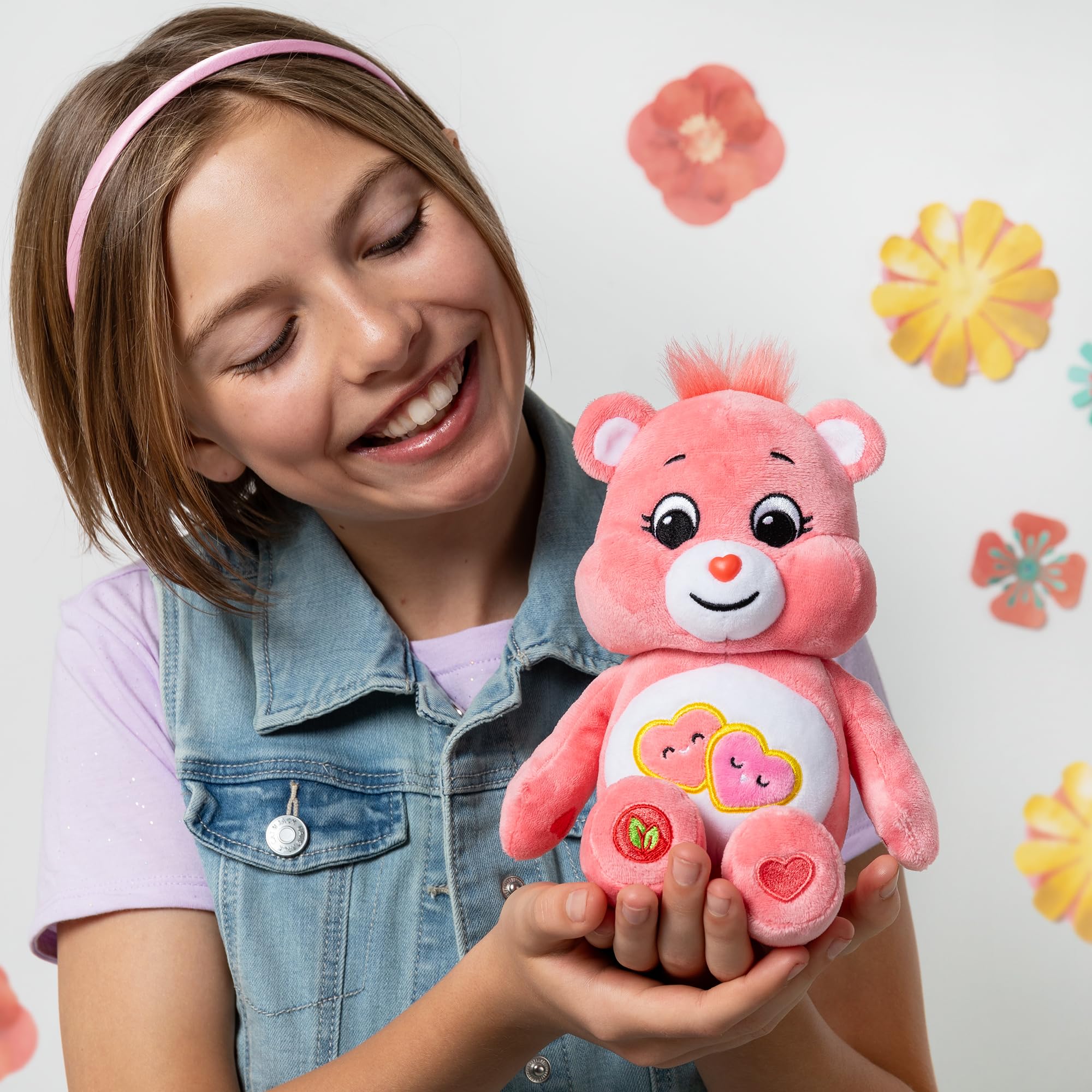 Care Bears Love-A-Lot Bear 22cm Bean Plush - Collectible Pink Teddy for Ages 4+ 9