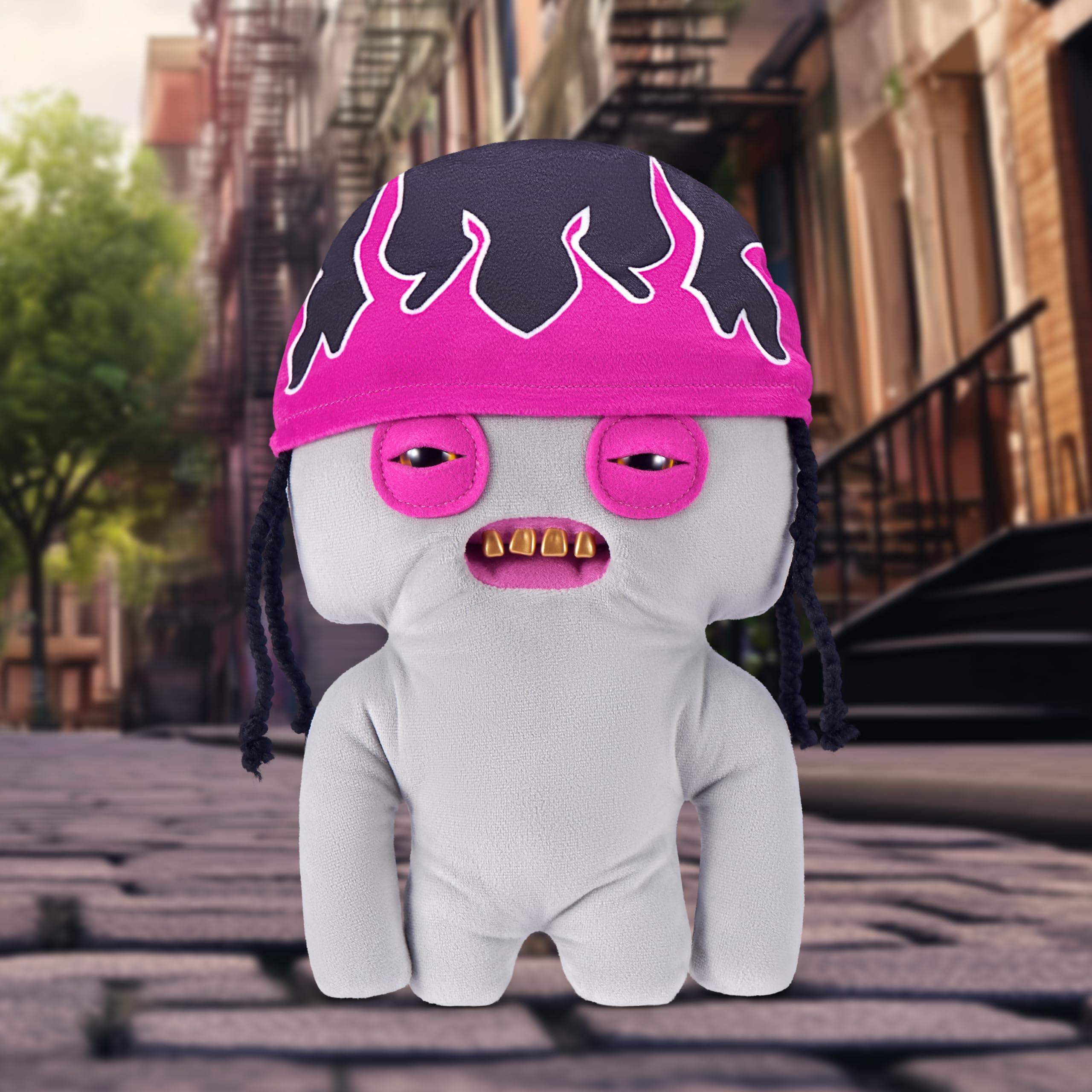 Fuggler Fugg Life Squidge 9-Inch Plush Toy with Human Teeth | Polyester | Unisex 3