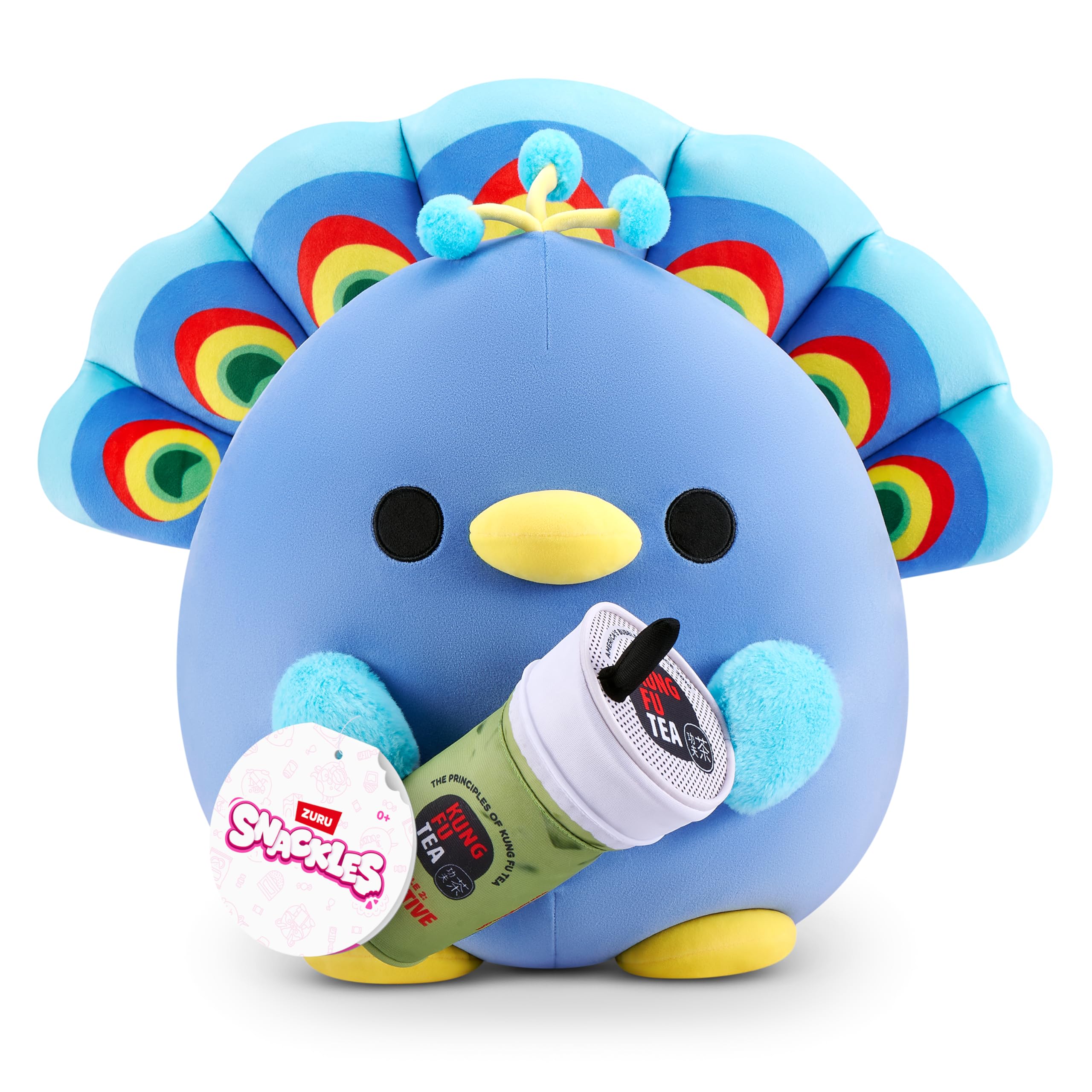 Snackles Levi 8-inch Stuffed Animal Plush with Snack | Polyester | ZURU