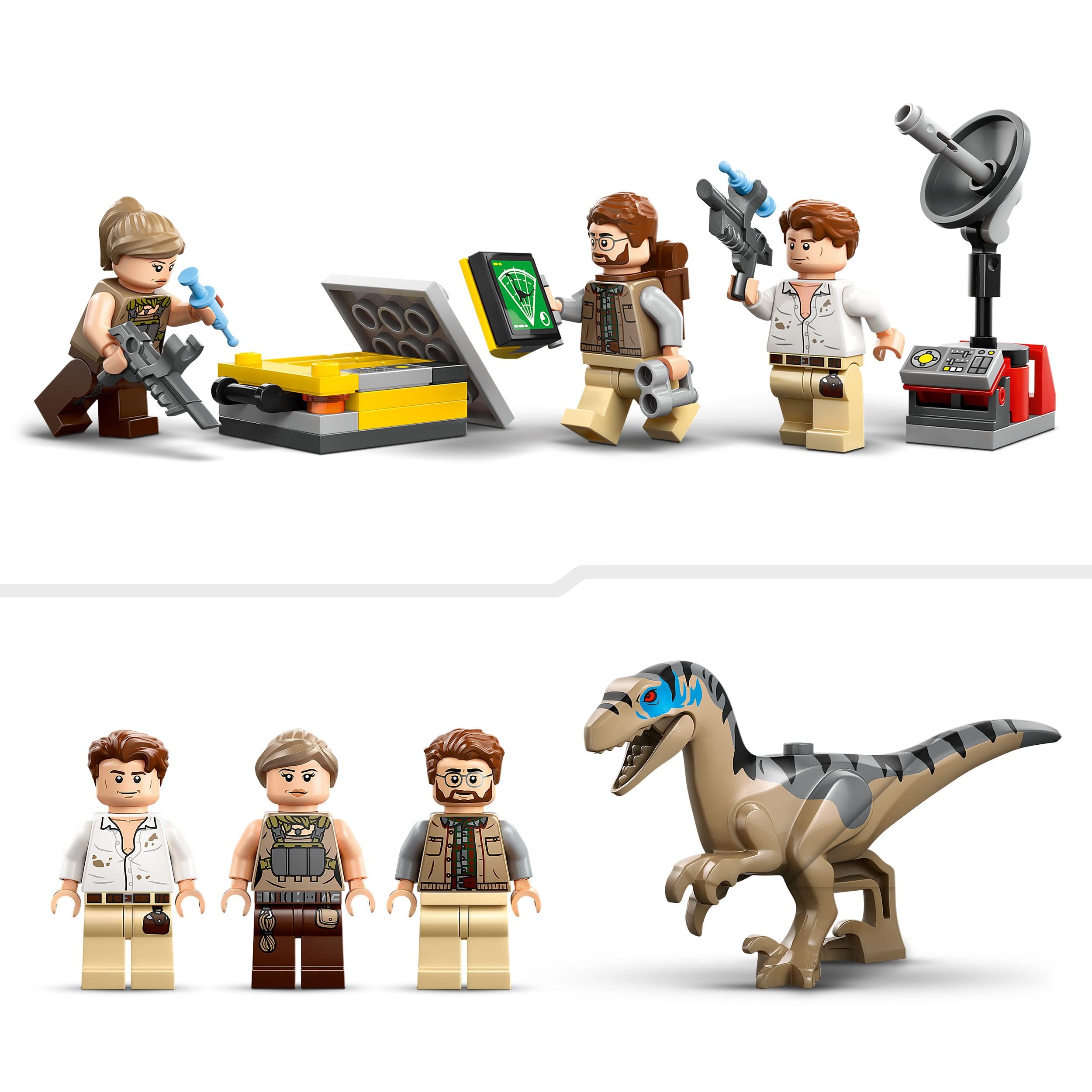 LEGO Jurassic World Raptor & Titanosaurus Tracking Mission Building Set | Ages 7+ 4