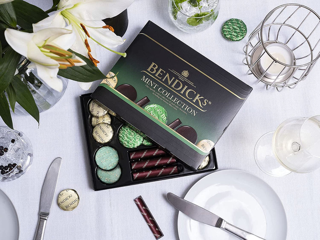 Bendicks Chocolate Mint Collection - Dark Chocolate Mints with Bittermints, Mint Crisps & Fondant, 200g