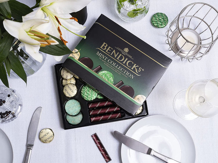 Bendicks Chocolate Mint Collection - Dark Chocolate Mints with Bittermints, Mint Crisps & Fondant, 200g