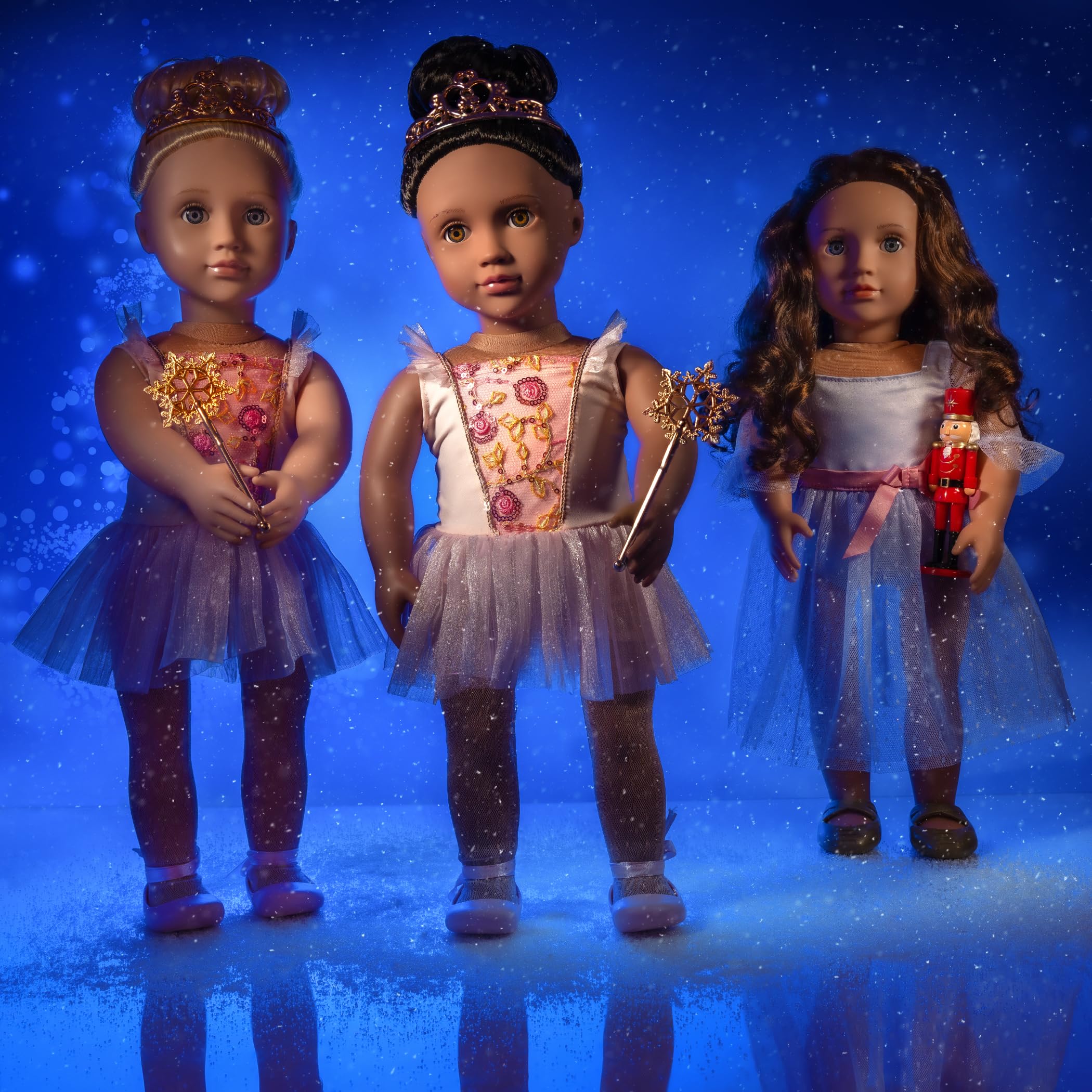 OG DOLLS Clara 18-Inch Ballerina Doll with Nutcracker Accessory | Bendable Body | Ages 3+ 4