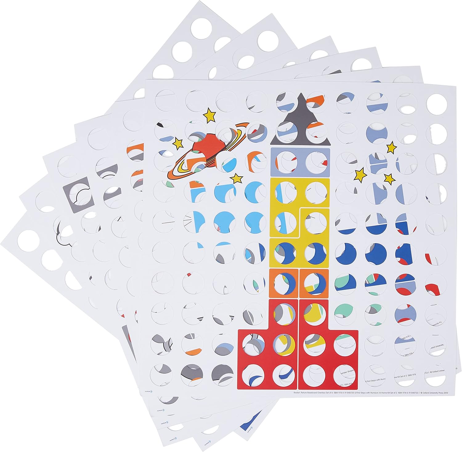 Numicon - Picture Baseboard Overlays Educational Tool