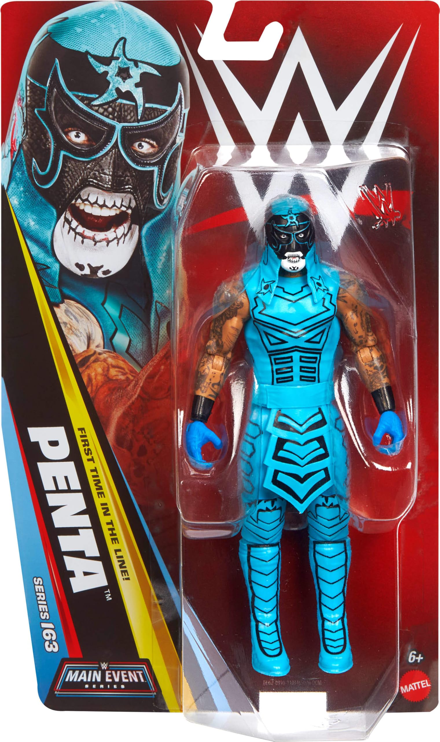 WWE Penta Action Figure - Main Event Series #163 | 6-inch Collectible | TrueFX Face
