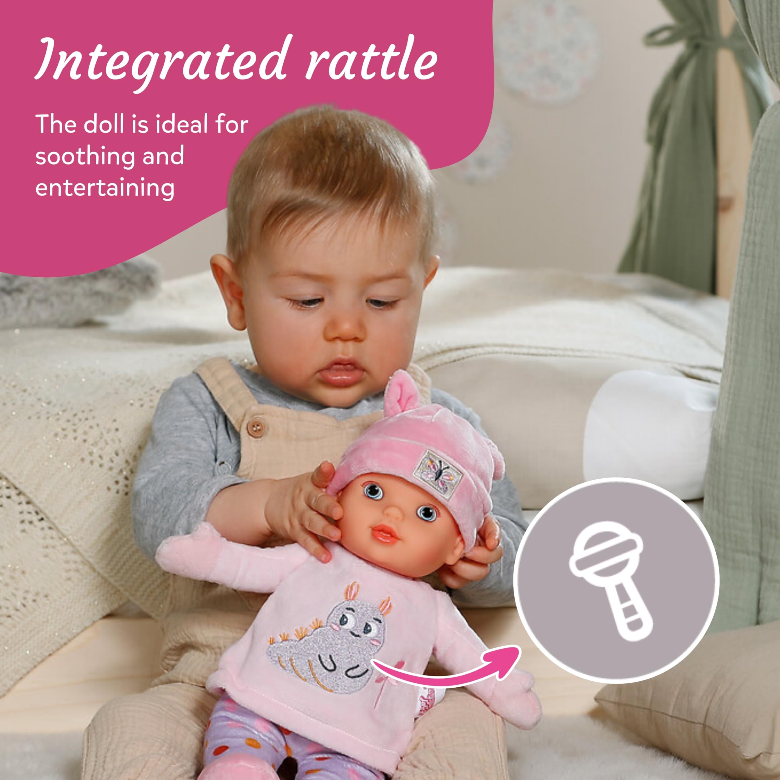 Baby Annabell Sweetie Pink - Soft30 cm First Doll for Newborns 10