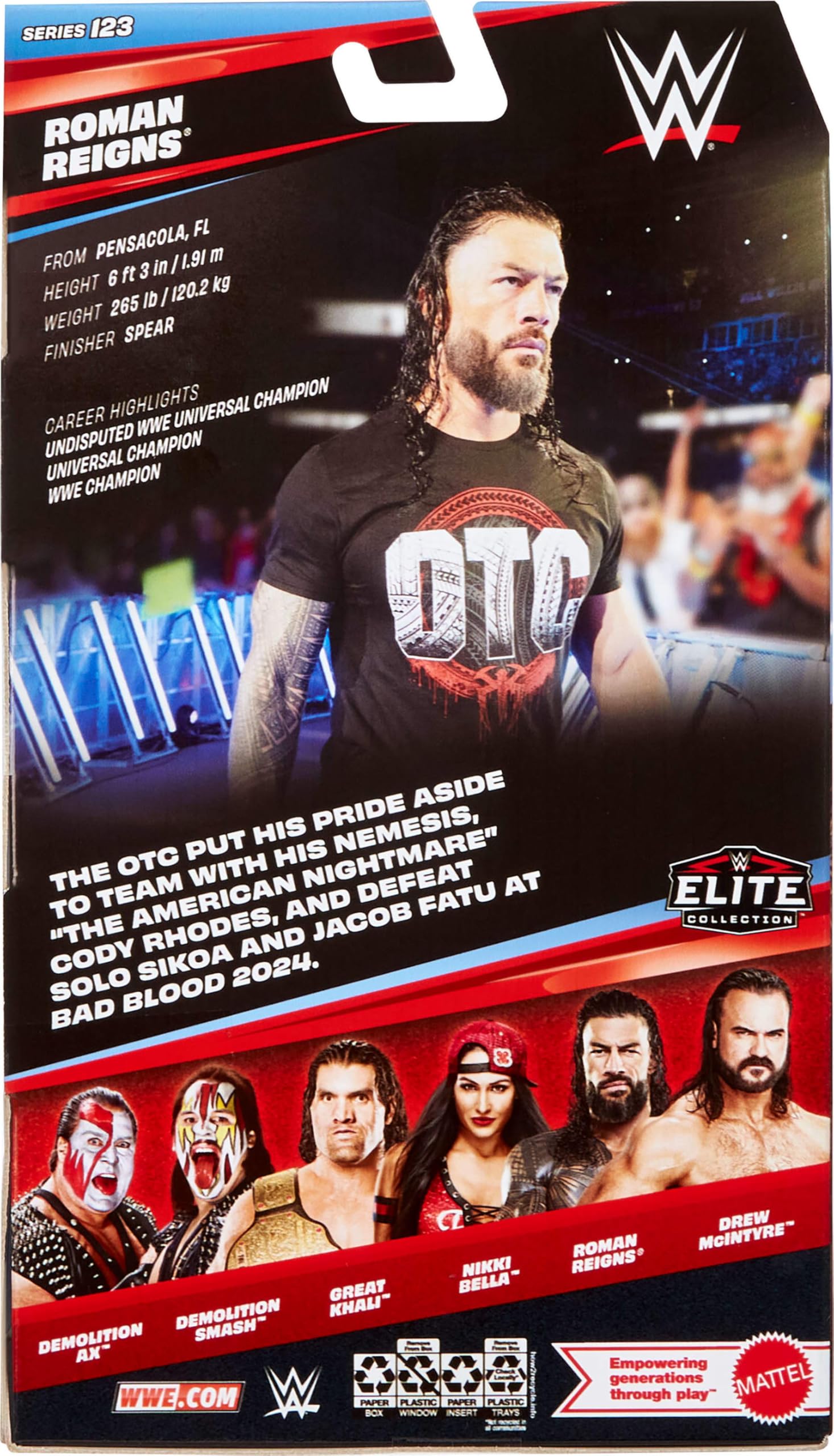 Mattel WWE Elite Action Figure & Accessories, Series #123 Set, 6-inch Colle 4