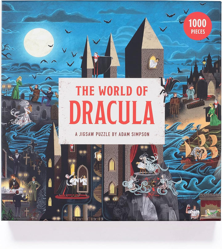 The World of Dracula Puzzle - 1,000-Piece Gothic Jigsaw by Adam Simpson