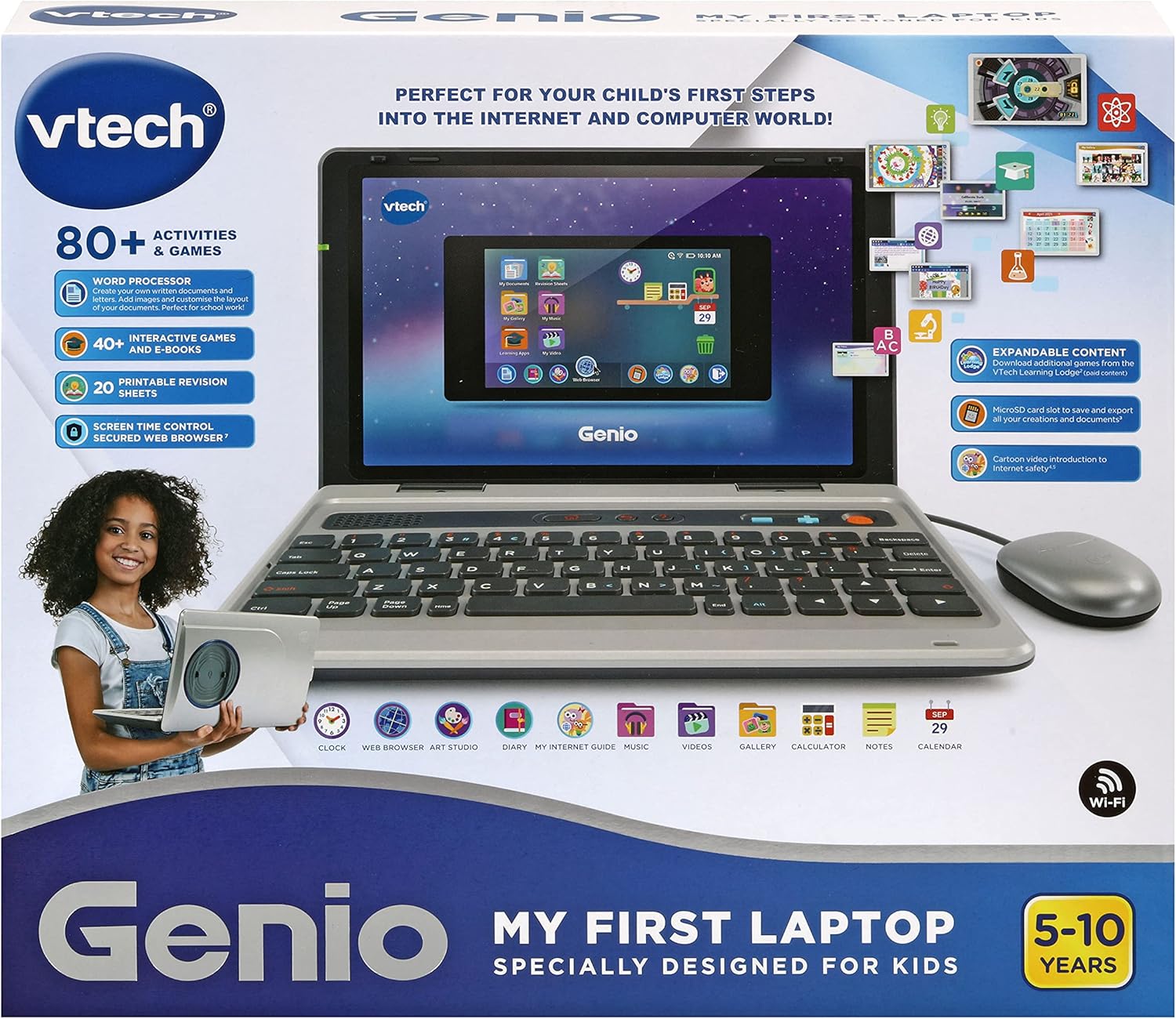 VTech Genio MAX My First Laptop - Educational Computer for Kids 5+ Years 5