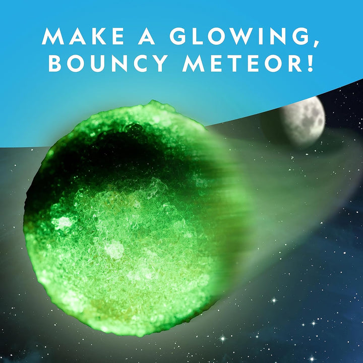 National Geographic Glow in the Dark Meteor Bouncy Balls - STEM Science Kit for Kids Age 8+