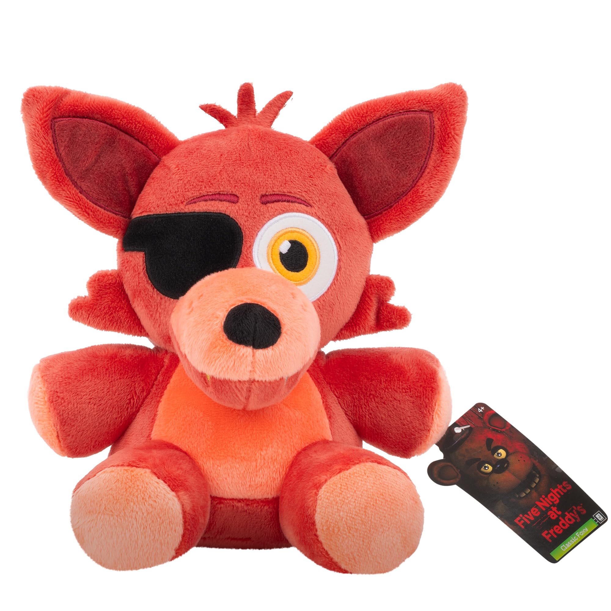 Five Nights at Freddy's Classic Foxy Plush - 8-Inch Glow-in-the-Dark Eyes Plush Toy 4