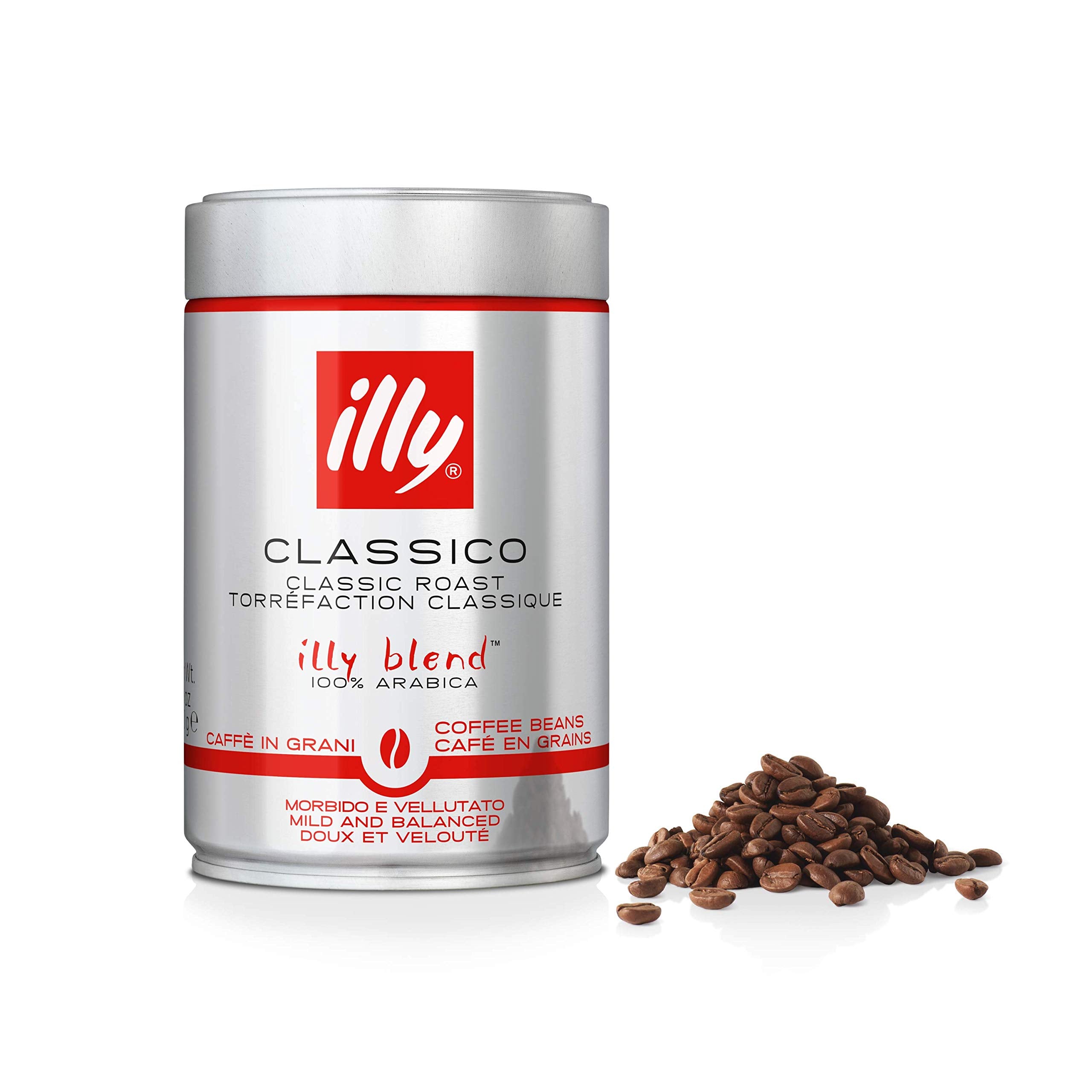 illy Classico Medium Roast Whole Coffee Beans - 100% Arabica - Ideal for Espresso, Moka Pot - 250g Tin 1
