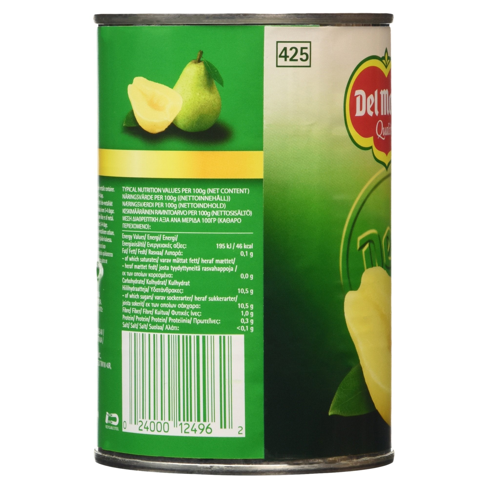 Del Monte Pear Halves in Juice, 415g 3