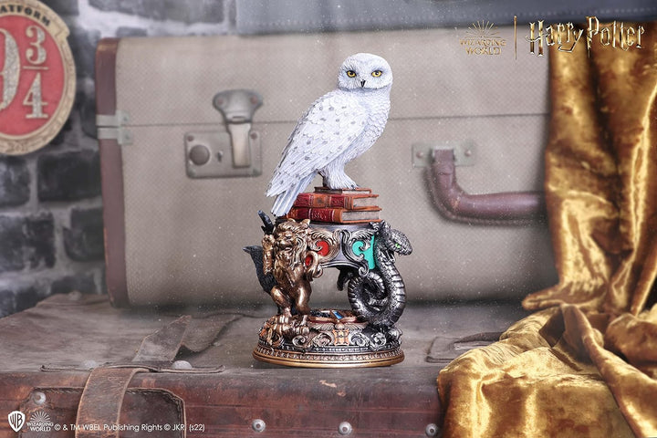 Nemesis Now Officially Licensed Harry Potter Hedwig Figurine, 22cm, White