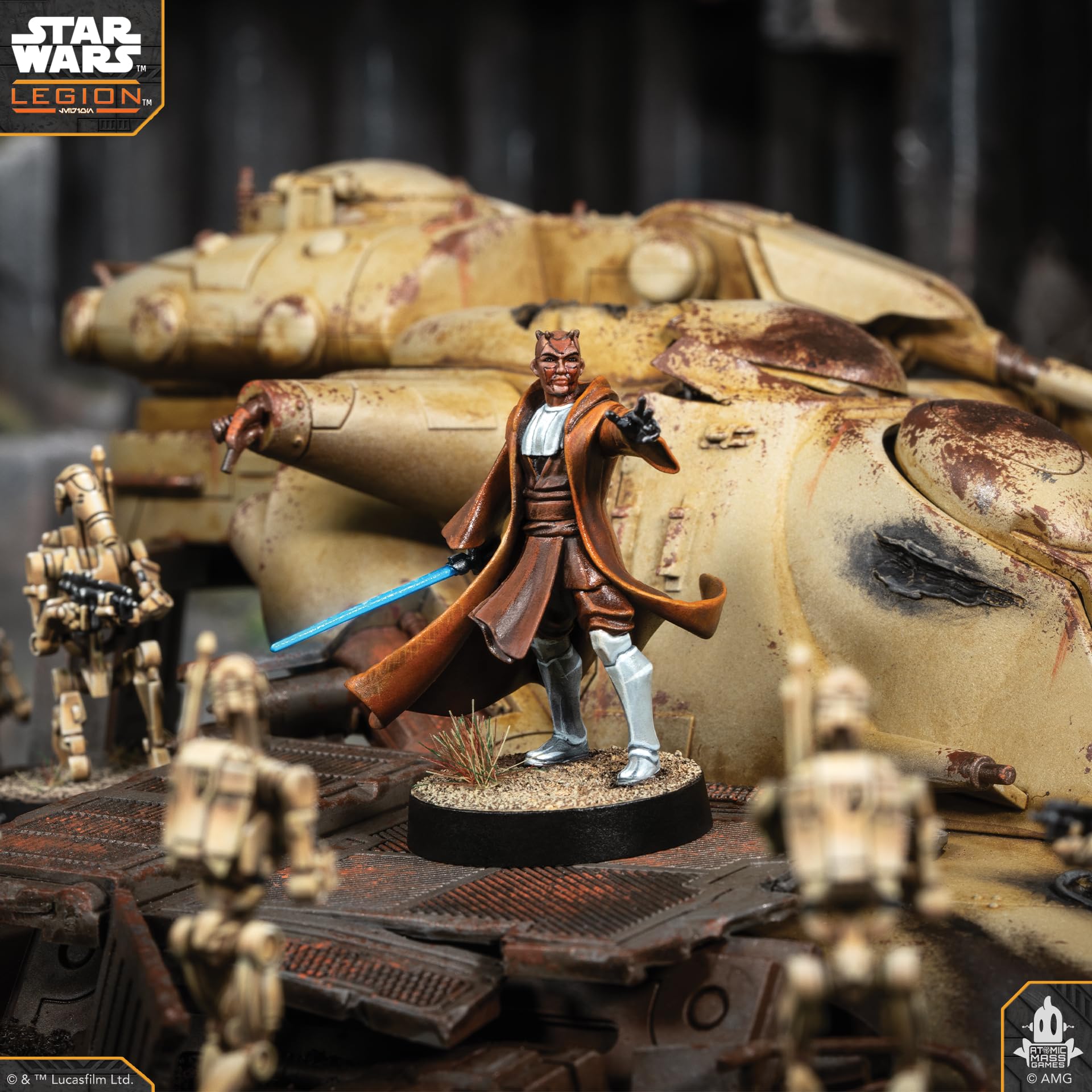 Atomic Mass Games Star Wars: Legion ARF Troopers Unit Expansion with Jedi Knight 6