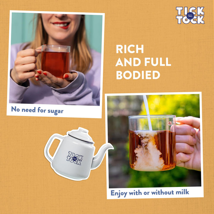 Tick Tock Earl Grey Rooibos Tea - Naturally Decaf Tea Bags