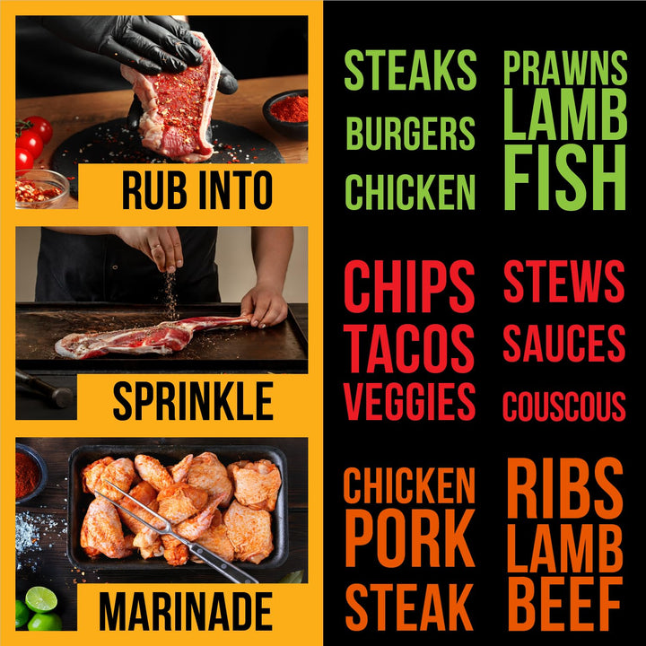 SPICE "N" TICE - The Ultimate Spice, Seasoning & Marinade BBQ Rub Grill Gift Set