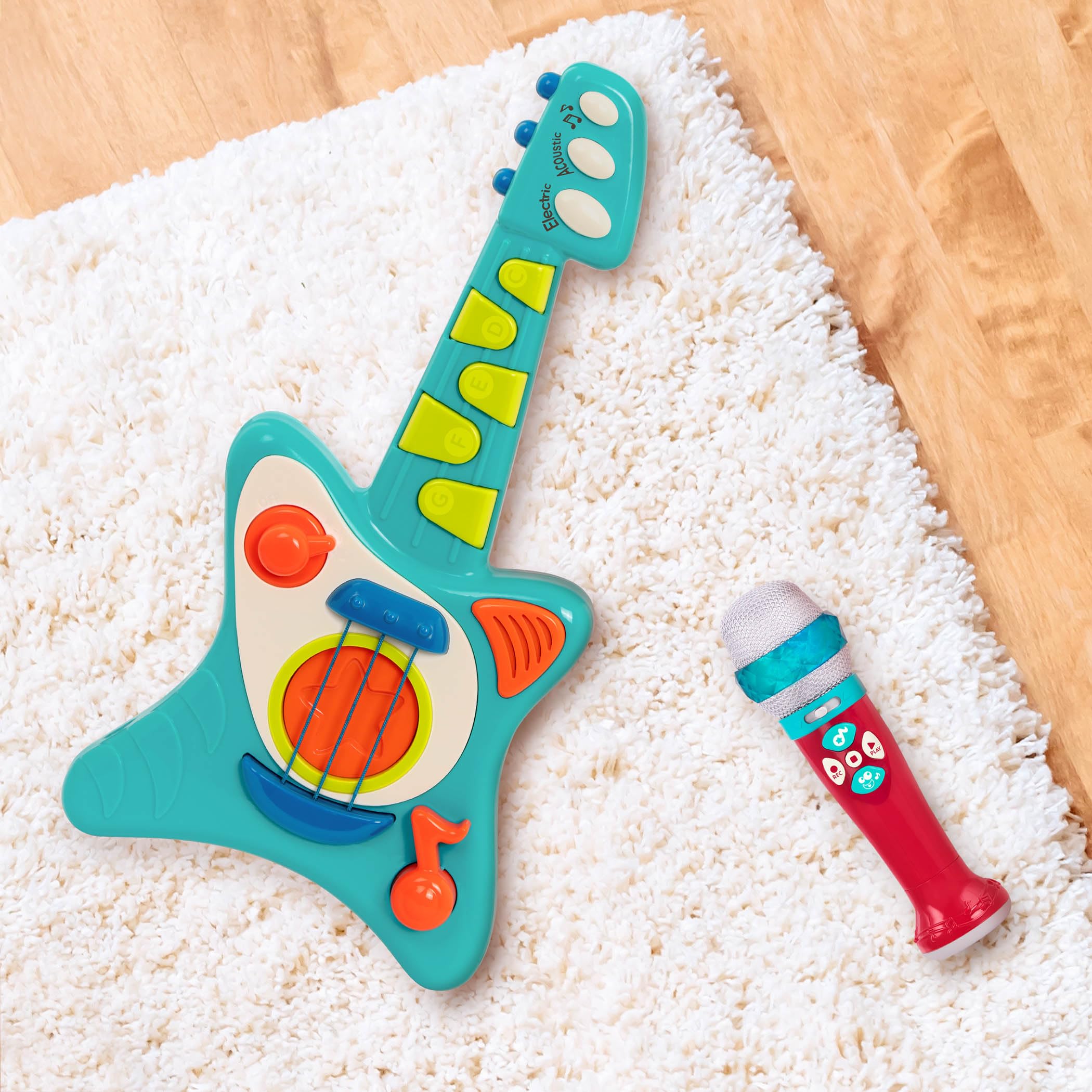 Battat Lil' Rocker's Toy Guitar - Musical Instrument for Toddlers 2 Years and Up 11