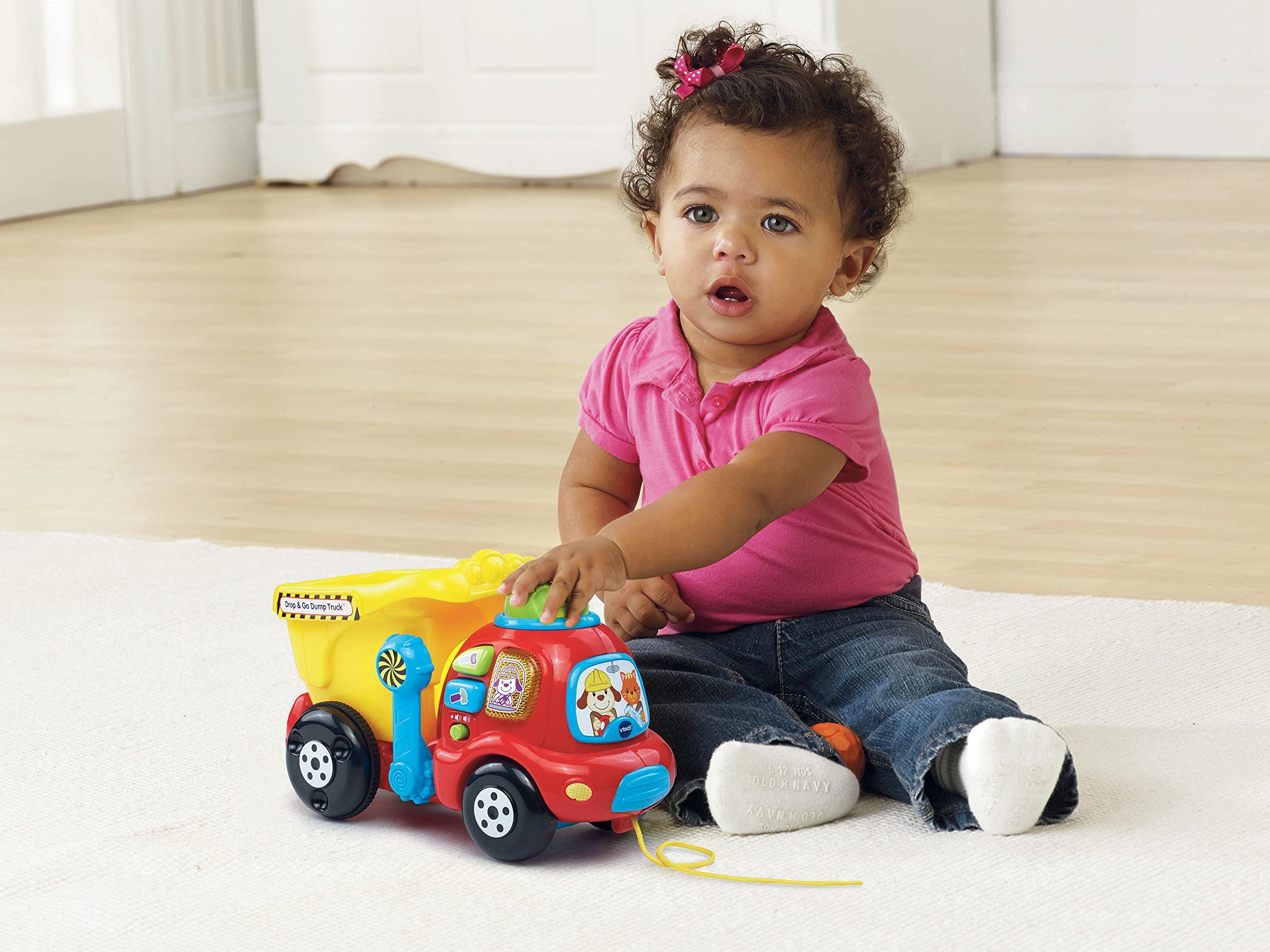 VTech Put and Take Dumper Truck - Interactive Educational Toy for Toddlers 6M+ 14