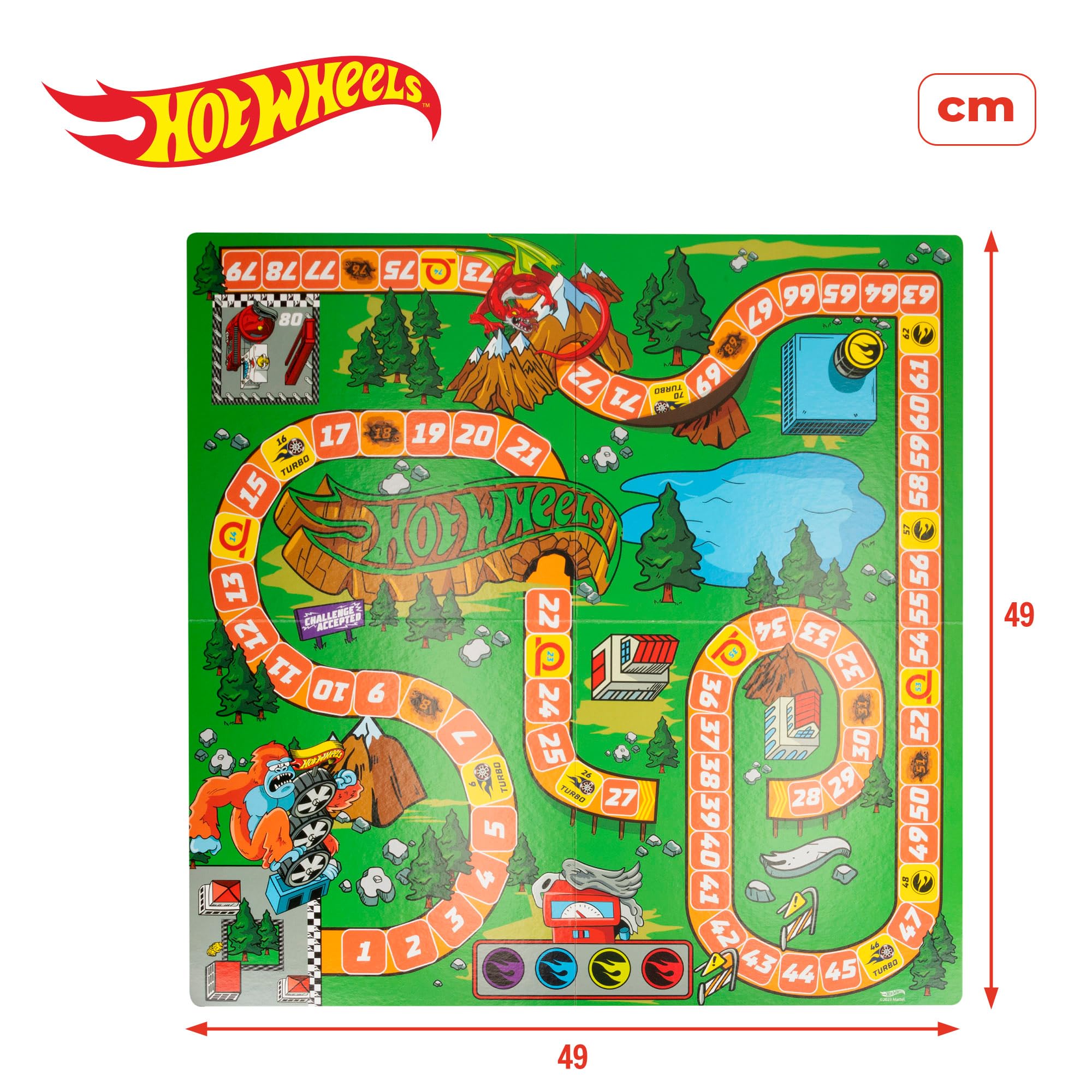 Lisciani Hot Wheels Speed Race Game Board Game 4