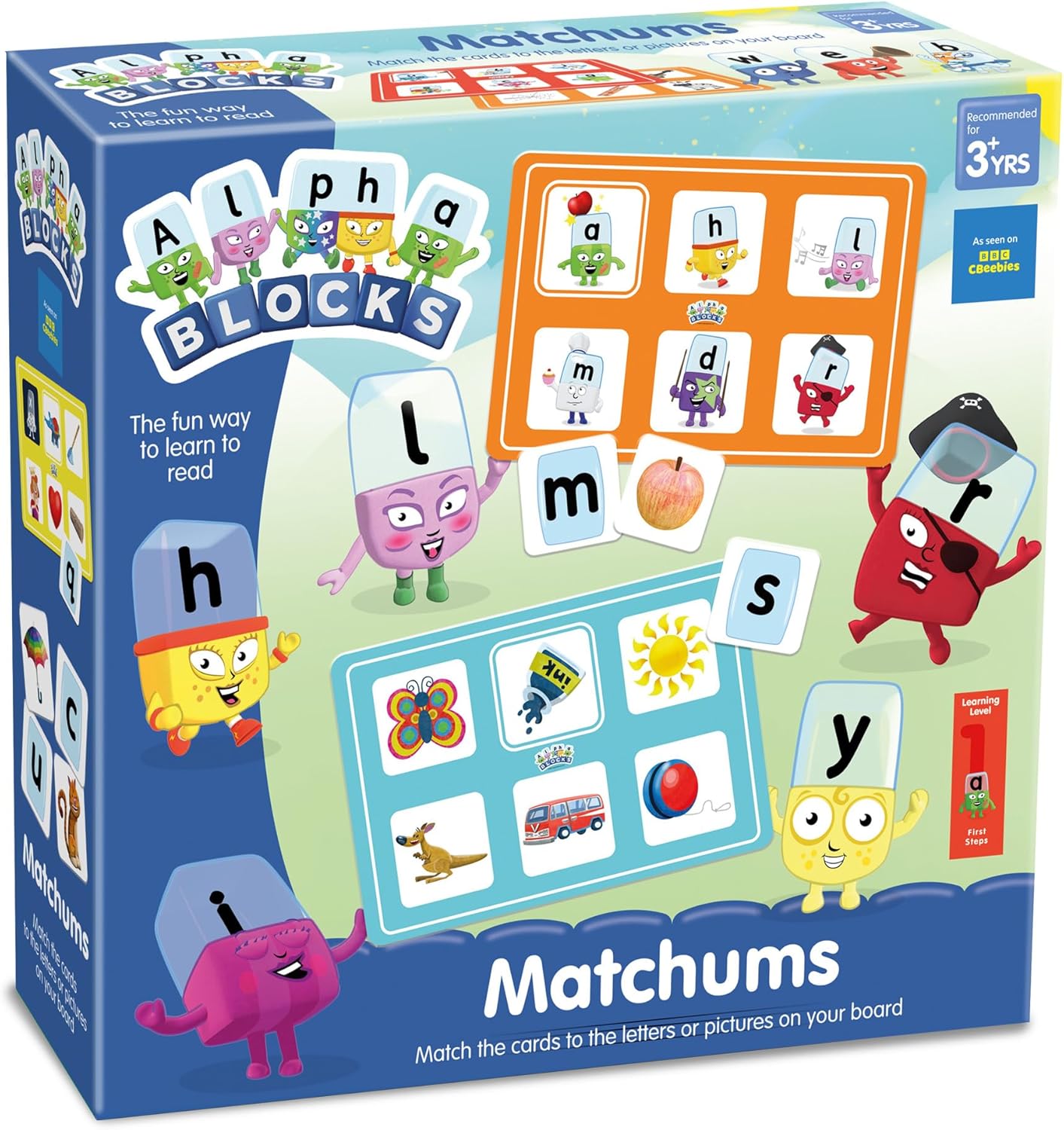 Alphablocks Matchums Learning Game - Match Letter and Picture Cards for Early Literacy 1