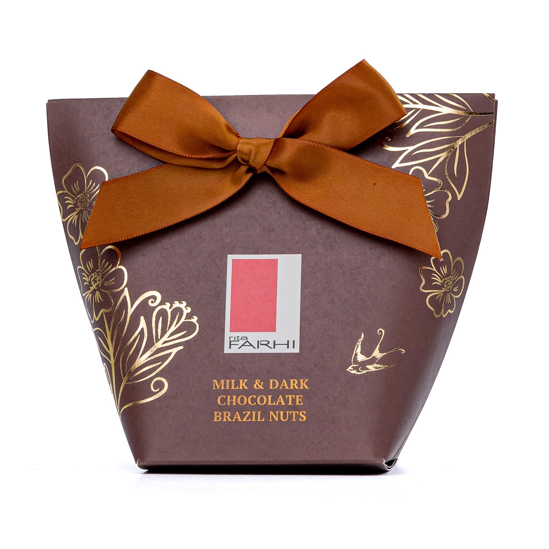 Rita Farhi Milk & Dark Chocolate Brazil Nuts in Luxury Gift Box, 130g 7