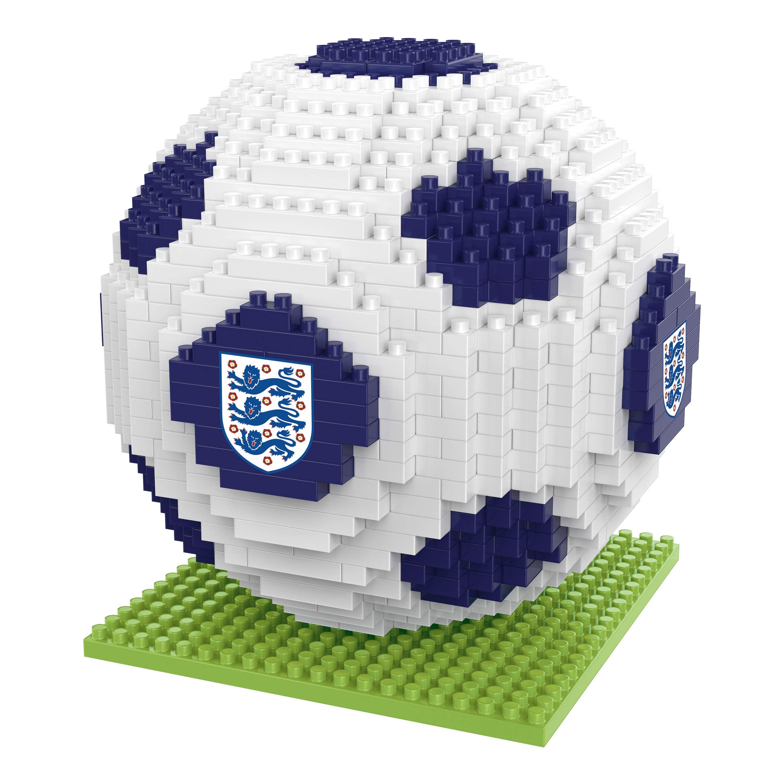 FOCO BRXLZ Football Construction Set - England Team Logo Decals | 687 Pieces | Ages 12+