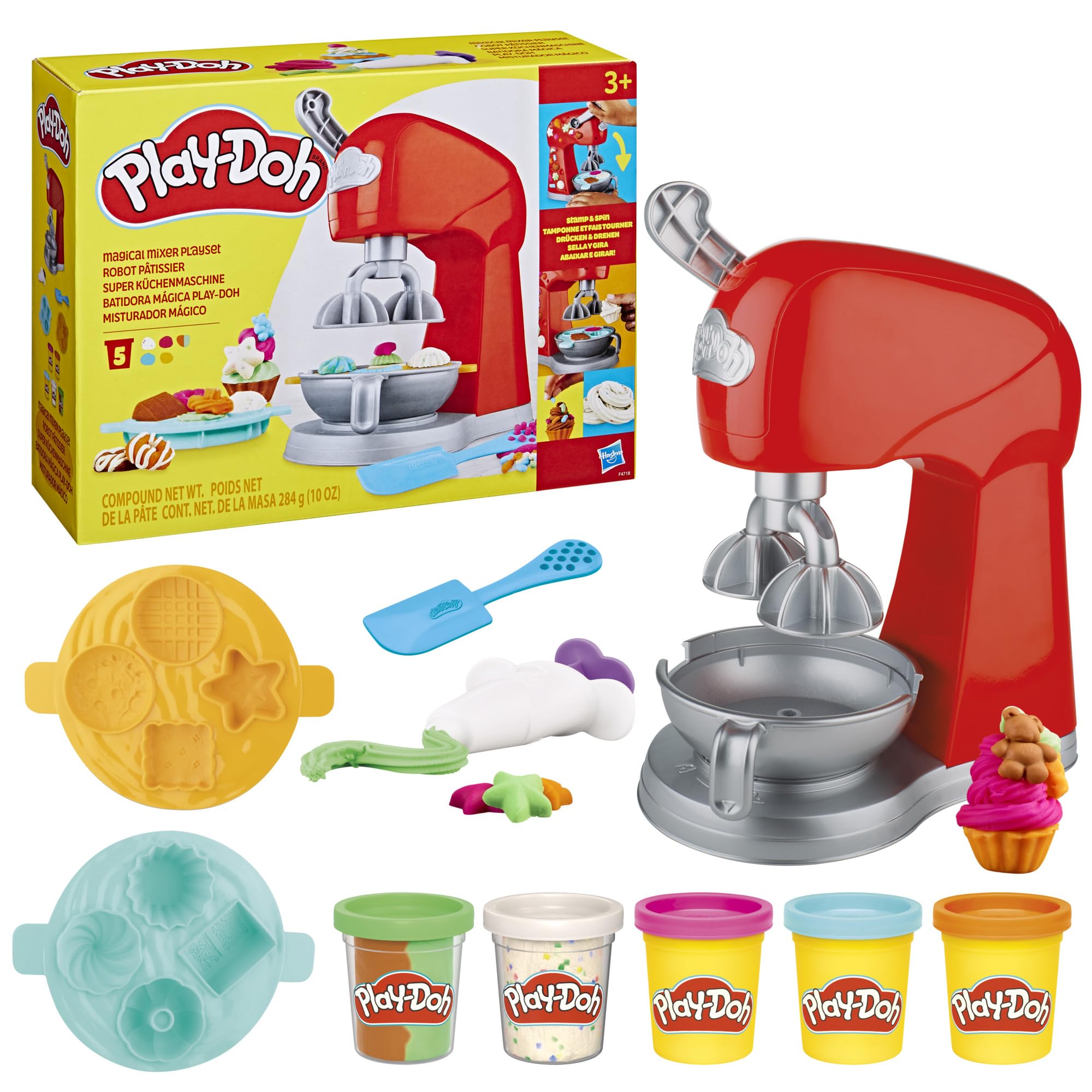 Play-Doh Kitchen Creations Magical Mixer Playset - Ages 3+ | Includes 5 Cans 1