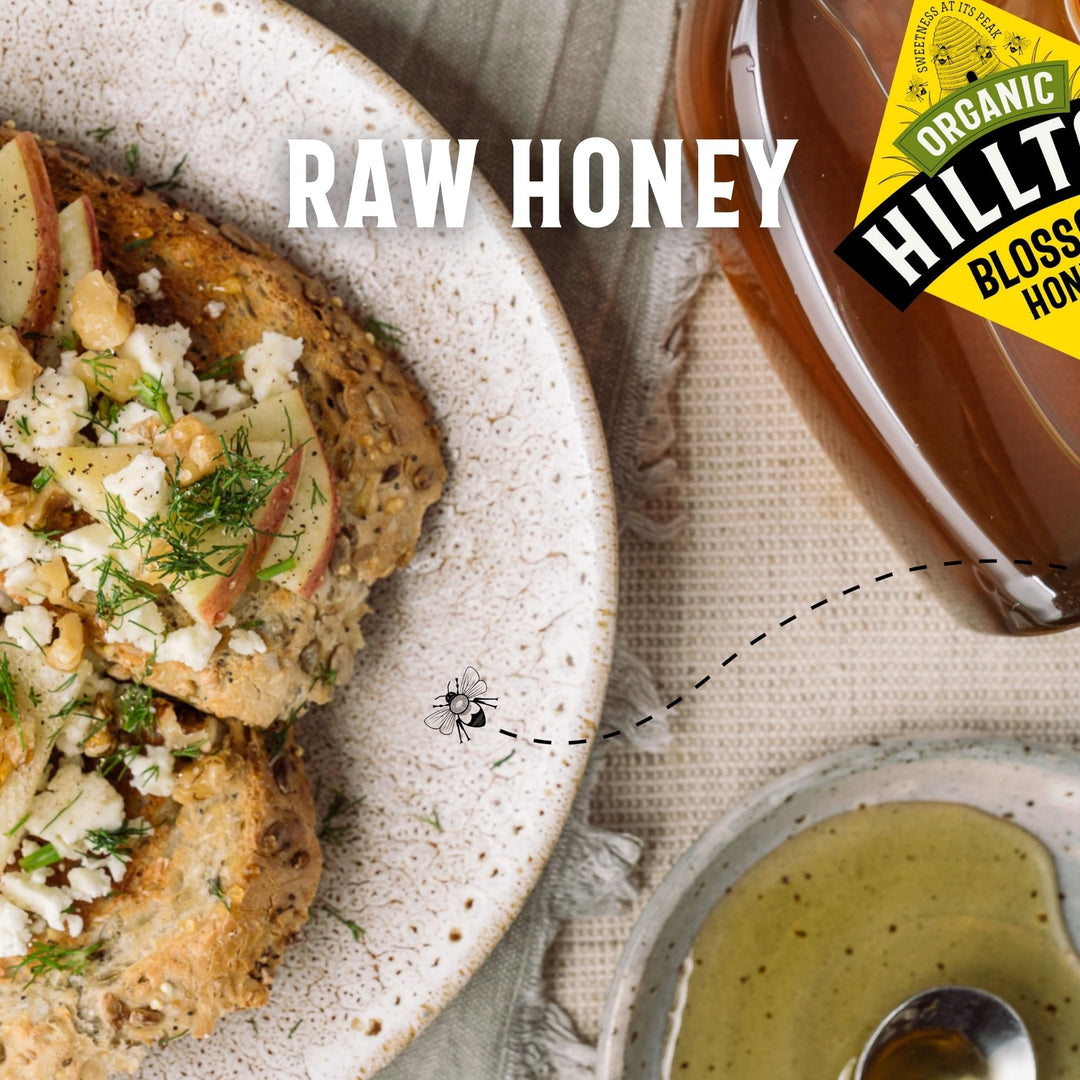 Hilltop Honey - Organic Blossom Honey - Squeezy Bottle - 720g