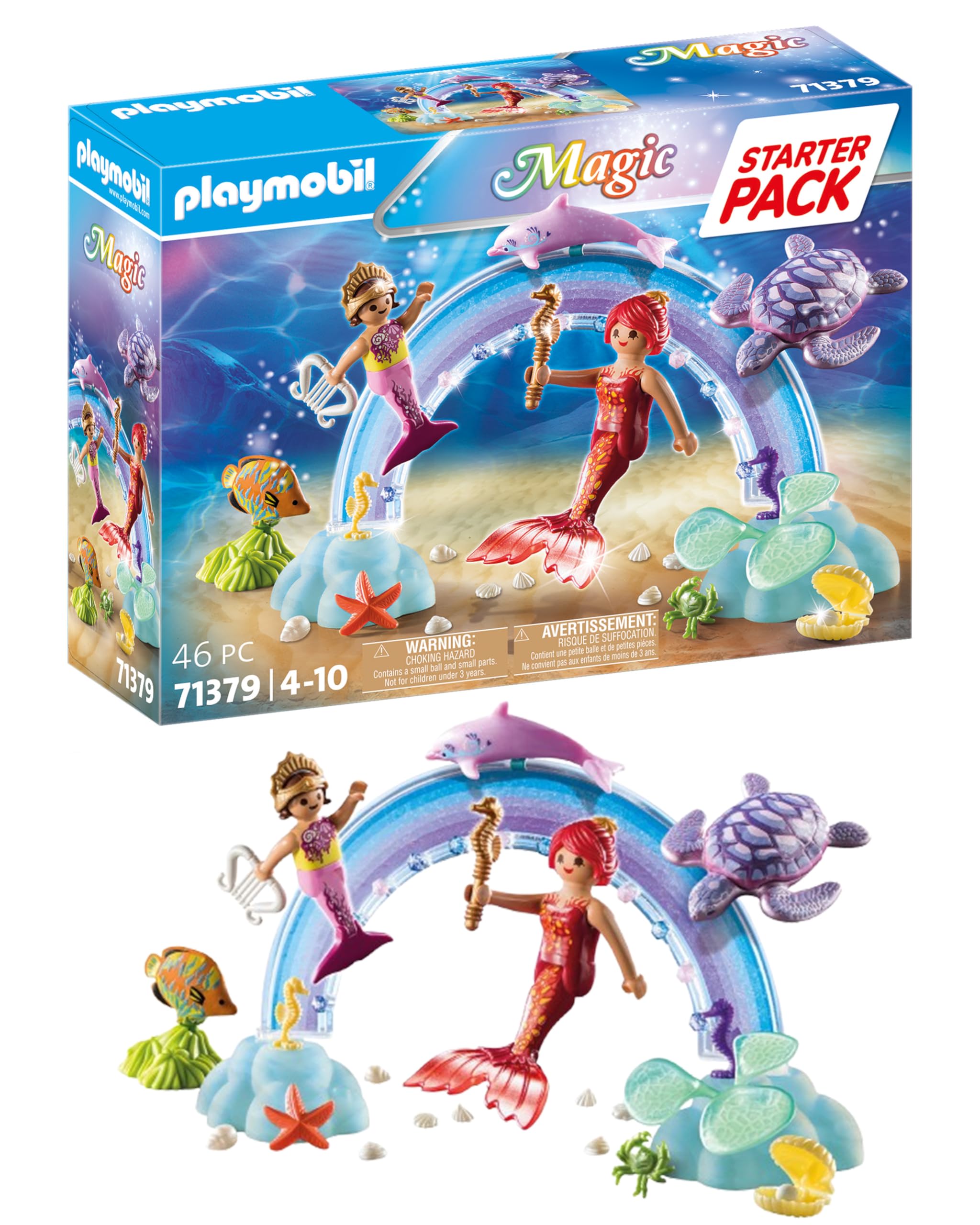 Playmobil 71379 Magic Mermaids Starter Pack - Imaginative Underwater Playset for Ages 4+ 1