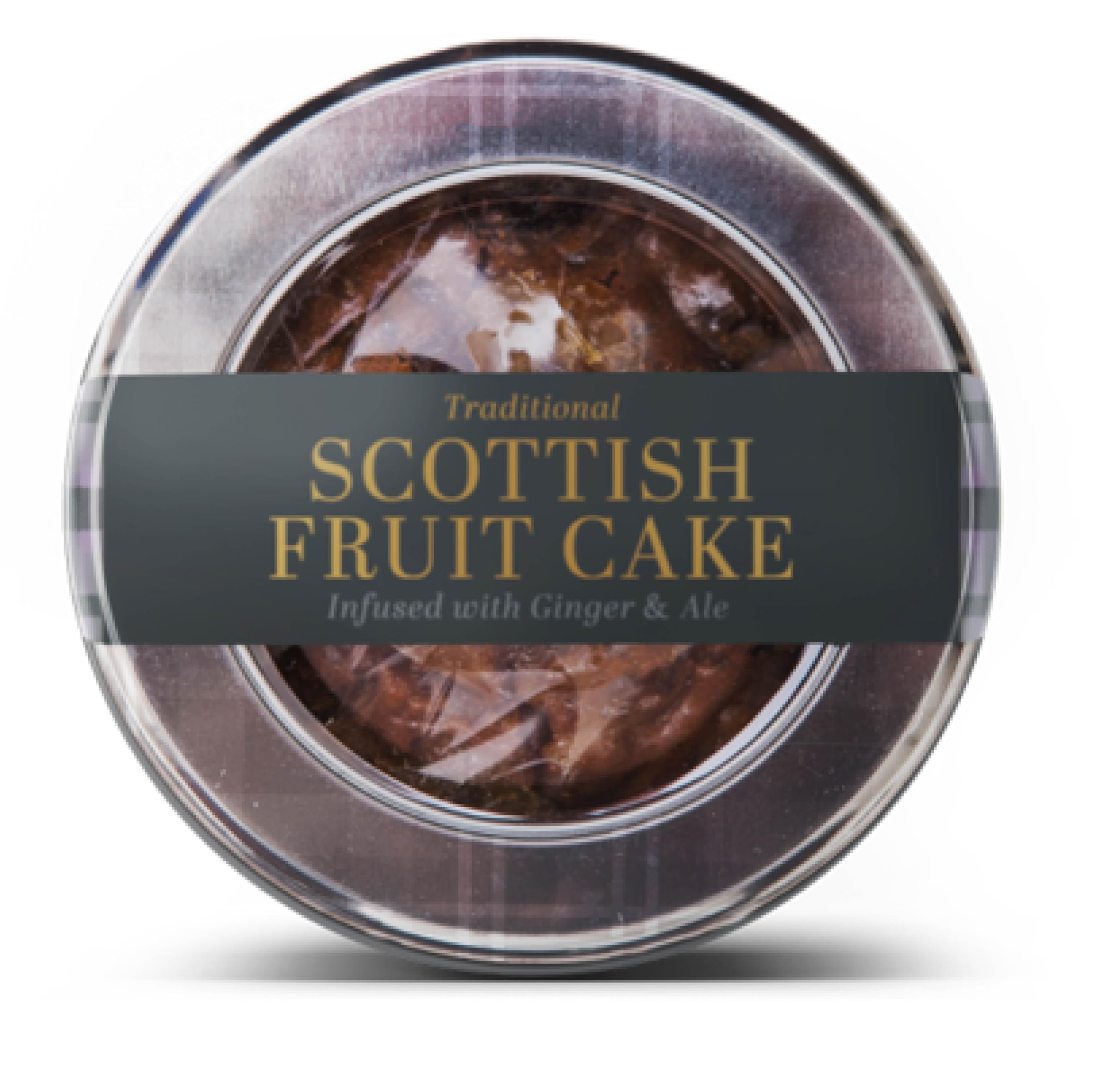 Brodies Traditional Scottish Fruit Cake - 315g - Infused with Ginger and Ale