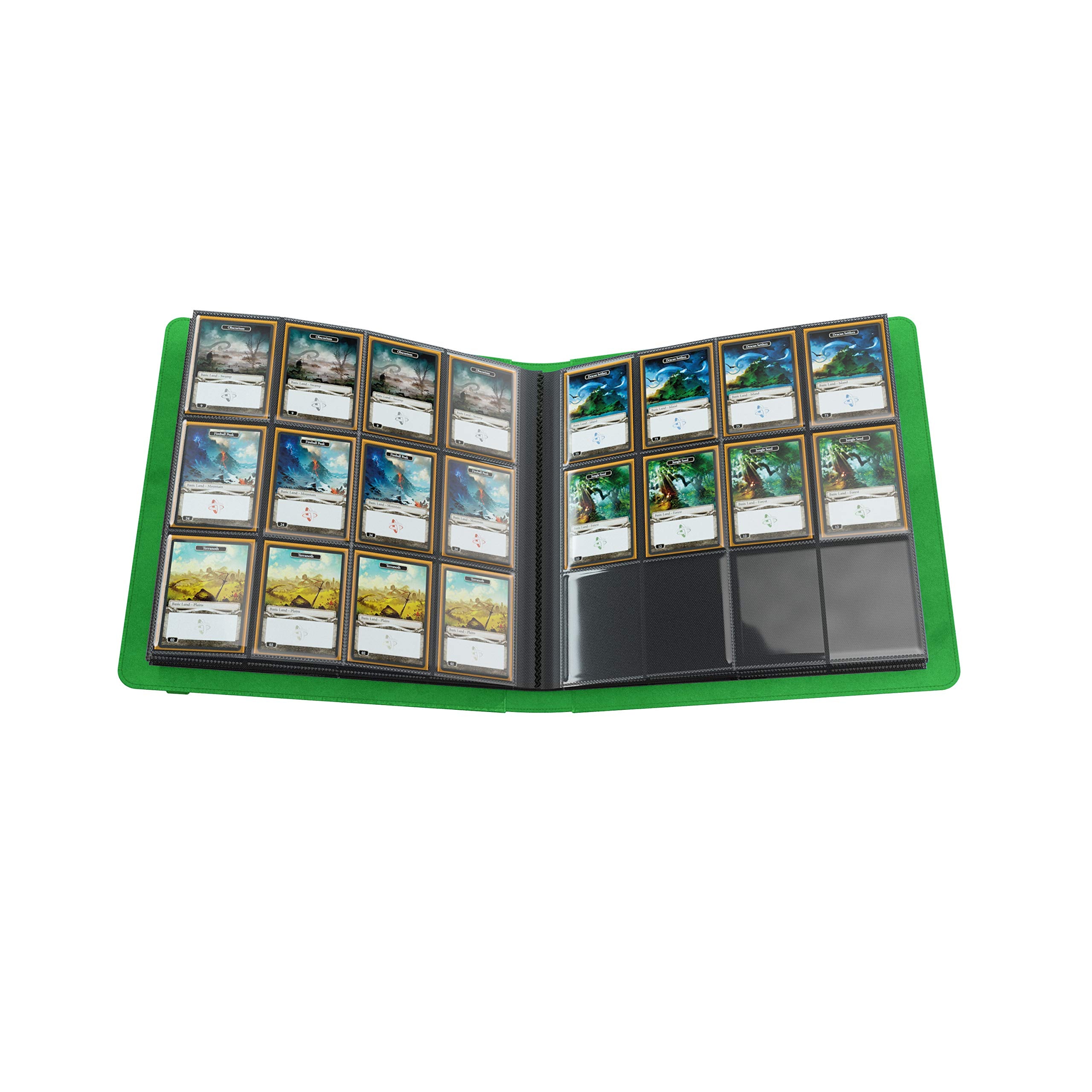 Gamegenic Prime Album - 24-Pocket Storage | Green COLOURMATCH Lining | Holds 480 Sleeved Cards 4