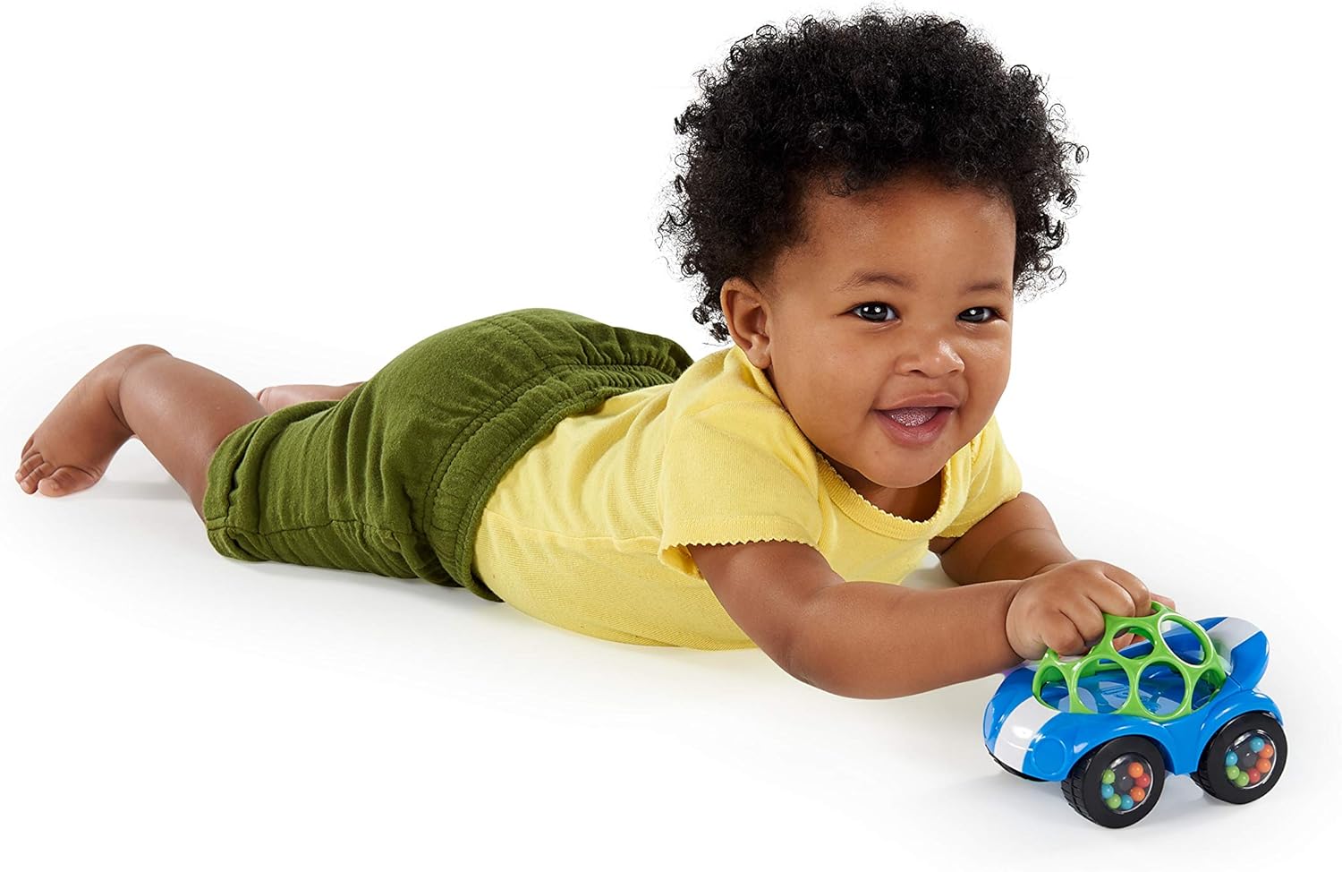 Bright Starts Oball Rattle & Roll Toy - Easy Grasp Rattle Vehicle for 3 Months+ 11