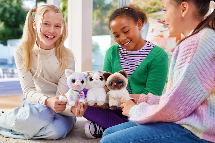 Pets Alive Smitten Kitten - Bonnie, Interactive Electronic Plush Toy with 10 Real Kitten Sounds, Ages 3+