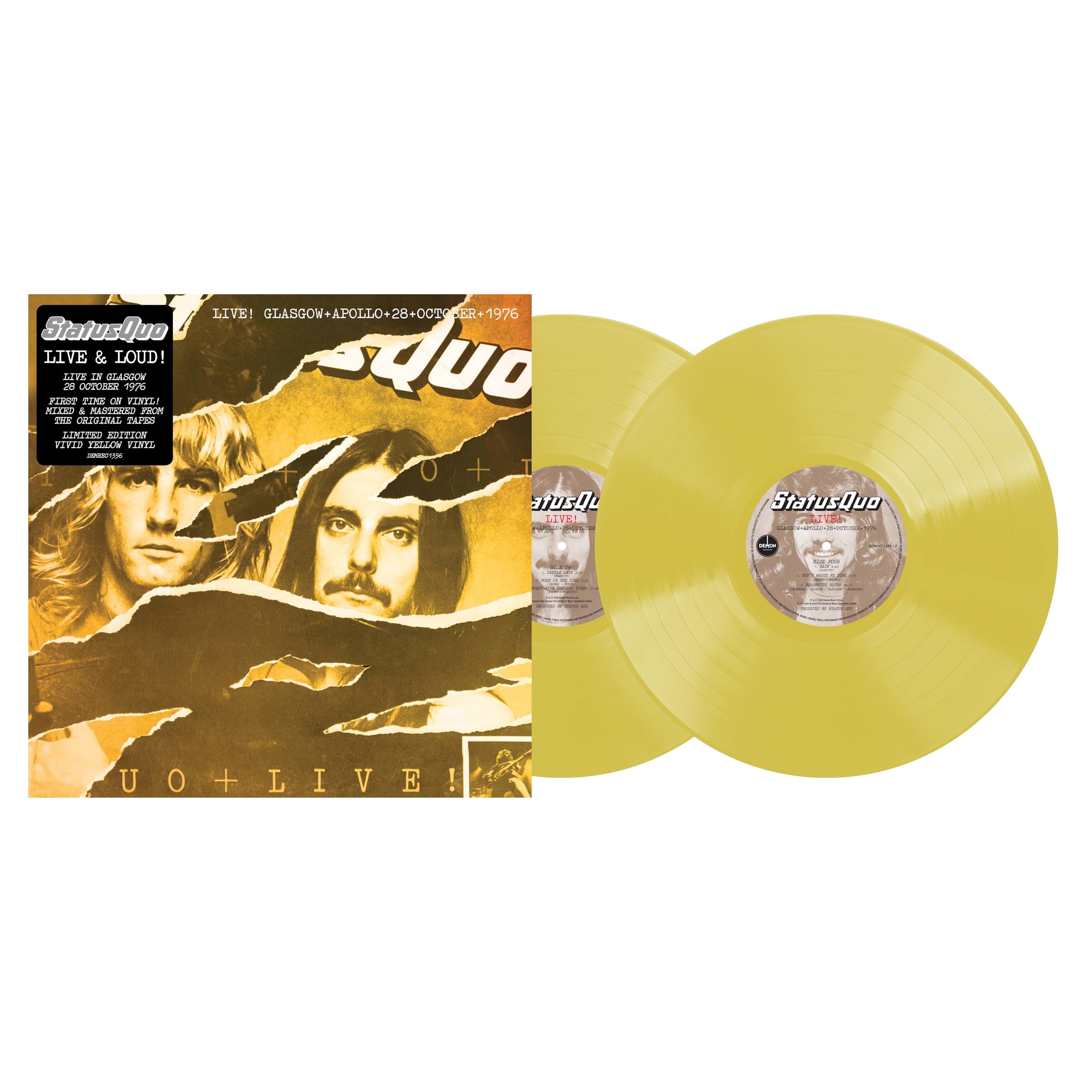 Status Quo - 28th October 1976 Live! [2LP Yellow Vinyl] 2