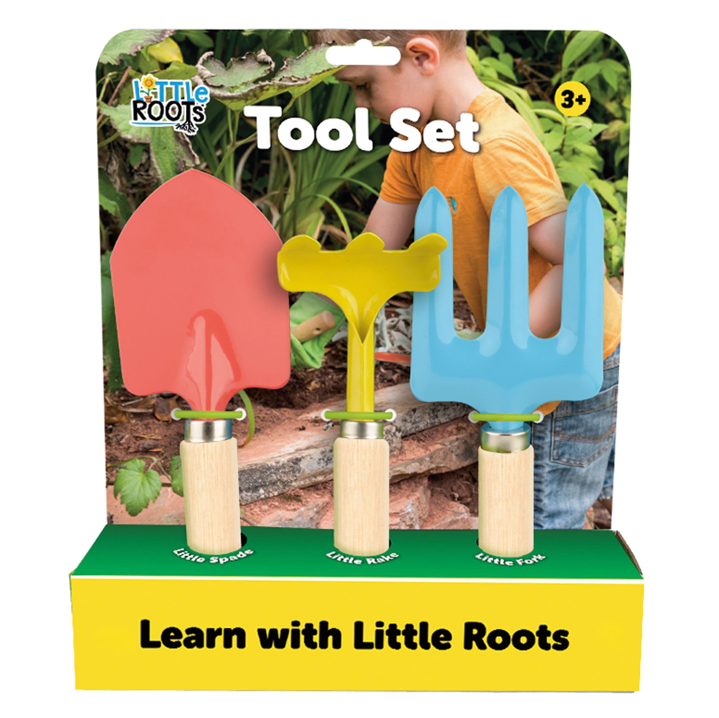 Little Roots 3 Piece Tool Set - Kids Gardening Tools for Ages 3+ 7