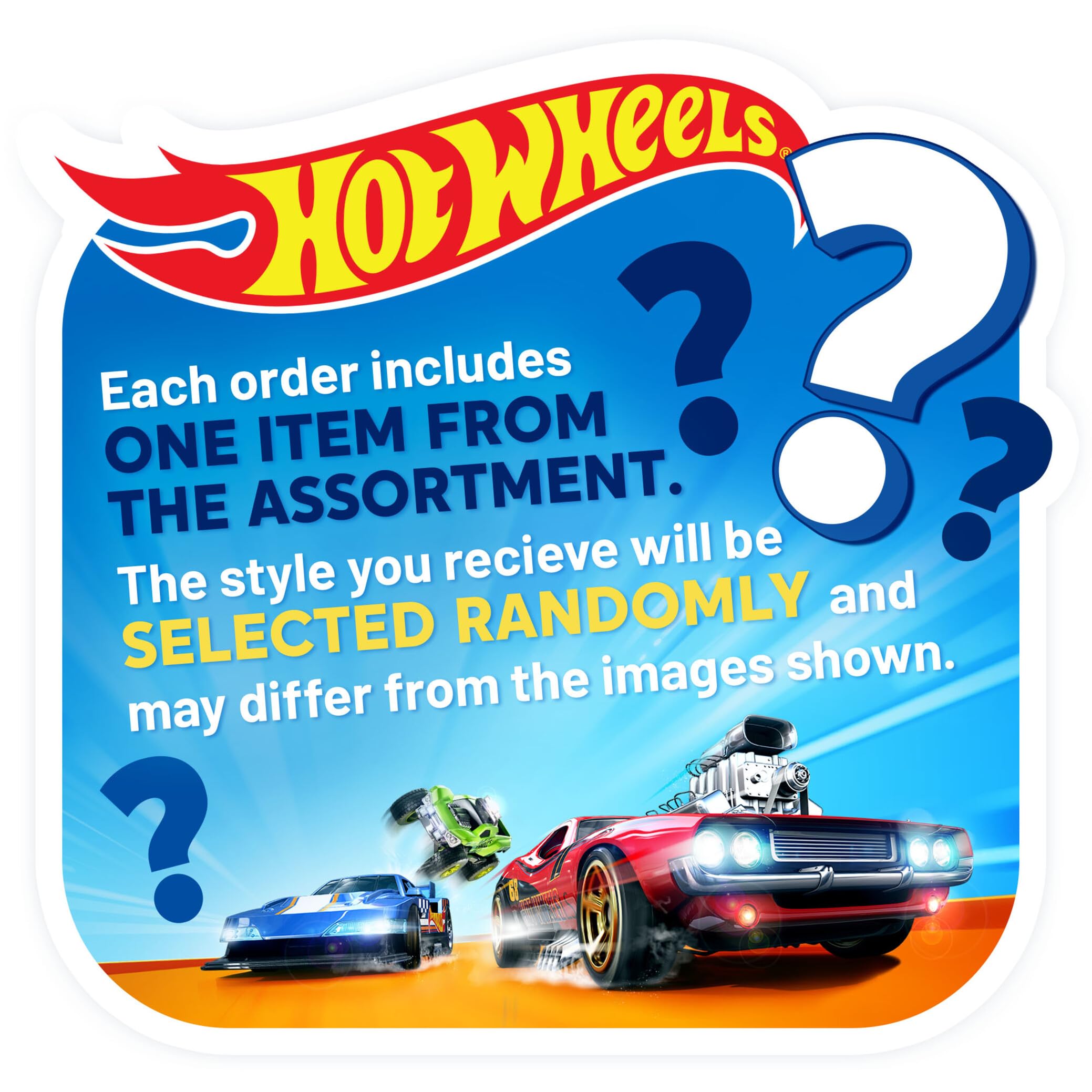 Hot Wheels 8-Pack Toy Cars & Trucks Set - 1:64 Scale, Multicolor | Ages 3Y+
