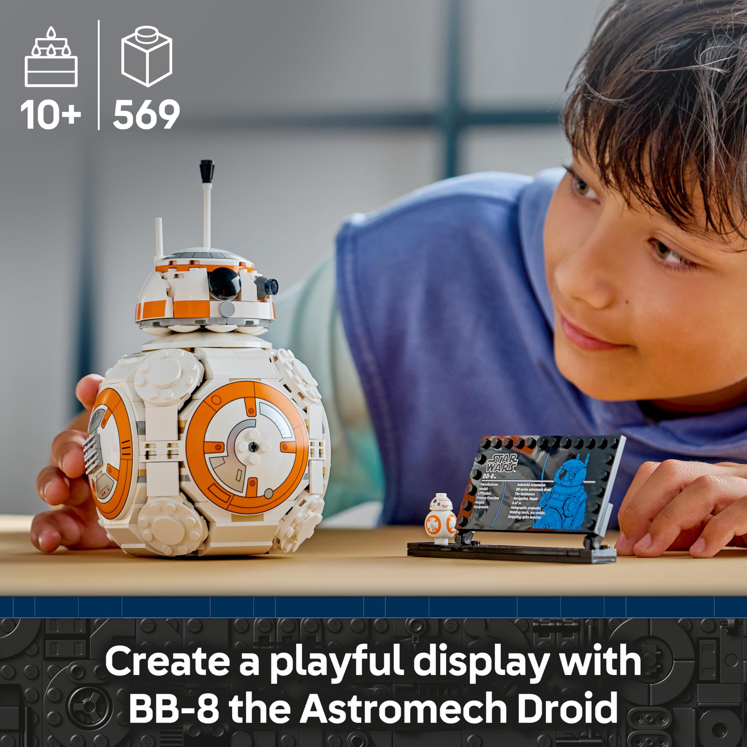 LEGO Star Wars 75452 BB-8 Astromech Droid Figure Model Kit | Ages 10+ | Multicolor 2