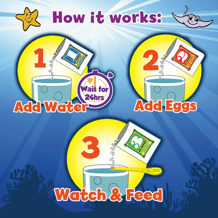 Sea Monkeys On Mars - Grow Your Own Sci-Fi Pets Science Kit for Kids 6+