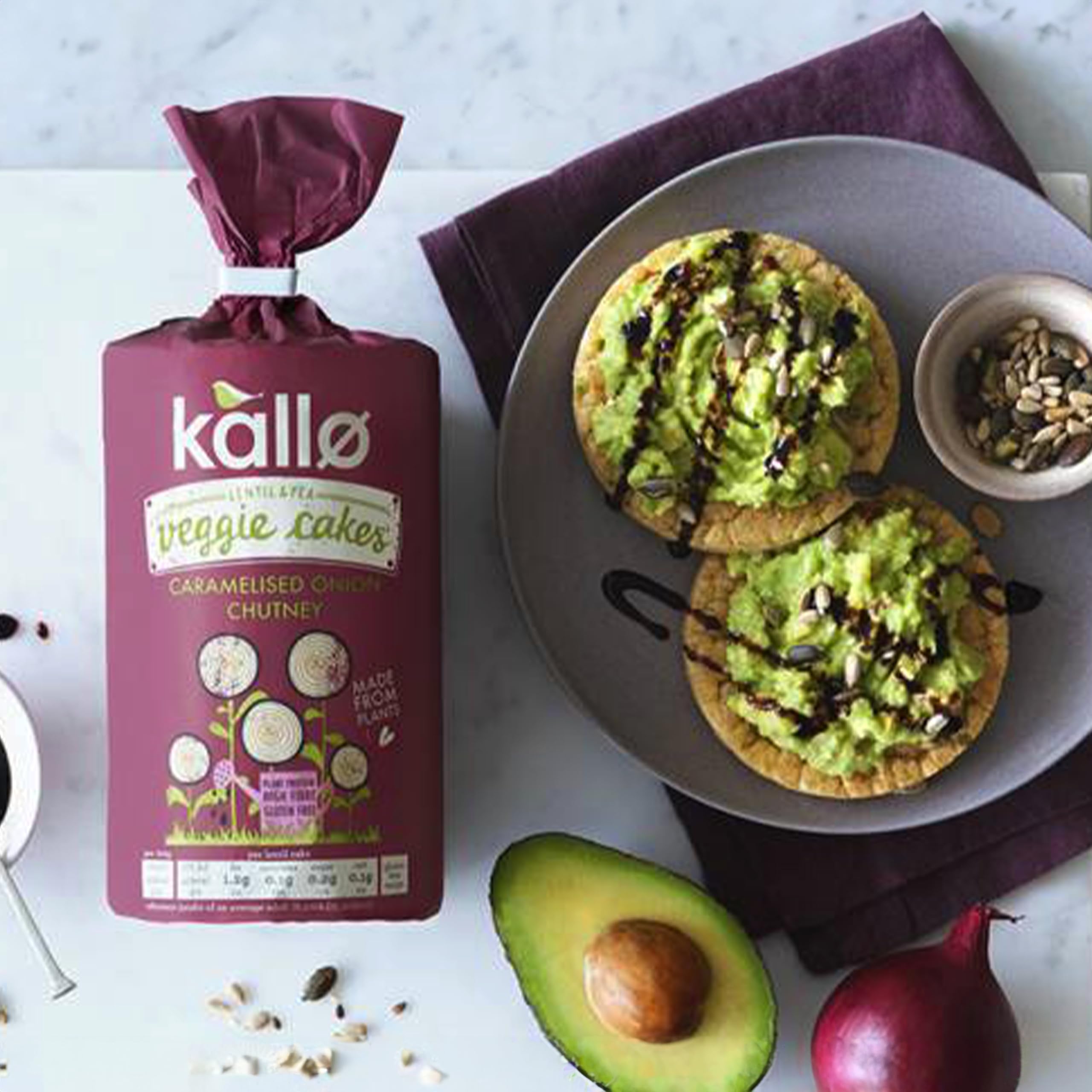 Kallo Veggie Cakes, Caramelised Onion, 6 x 122g 16