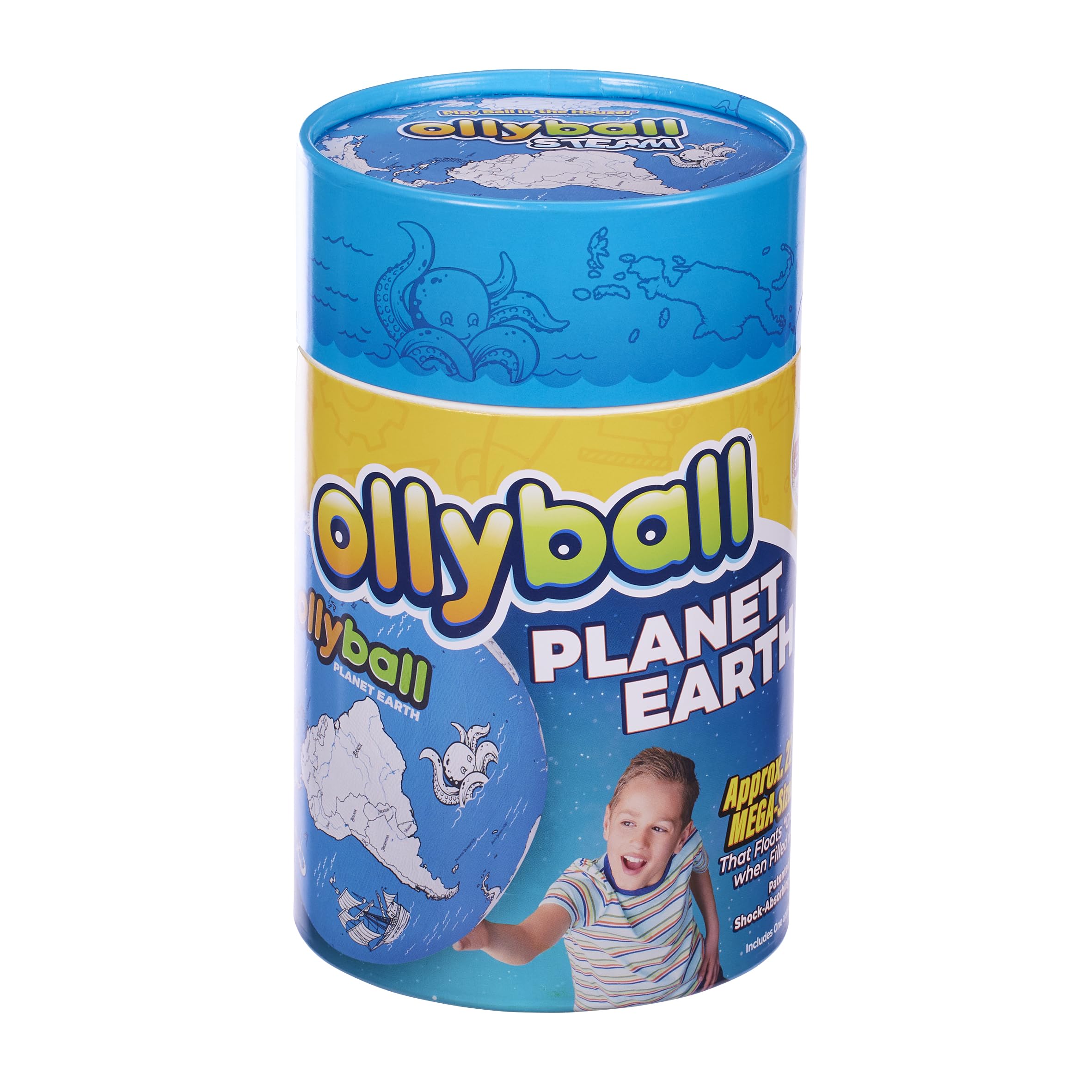 Ollyball Planet Earth The Ultimate Giant Indoor Play Ball Jumbo 22 Inch