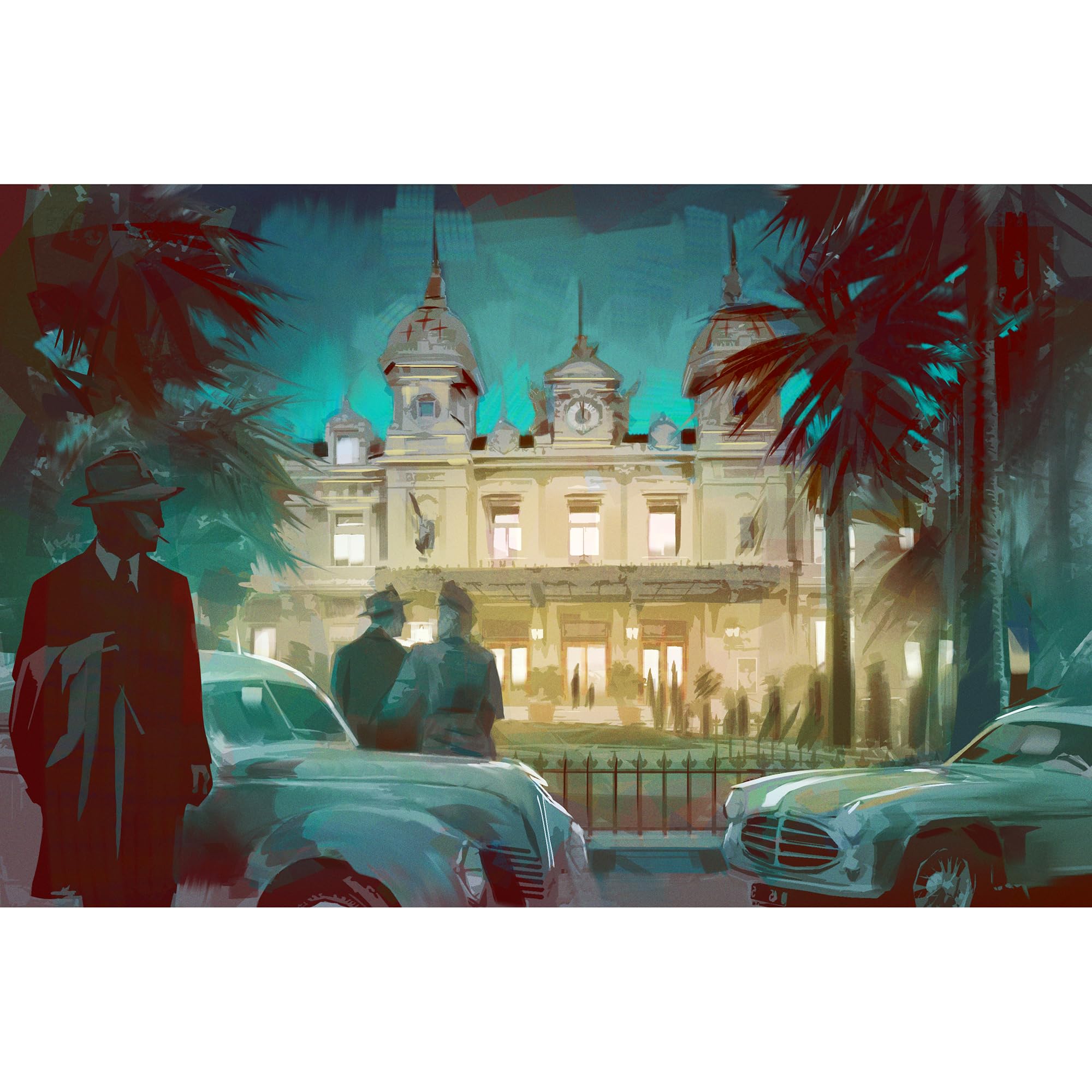 Iello Guilty: Monaco 1955 Cooperative Deduction Board Game 5